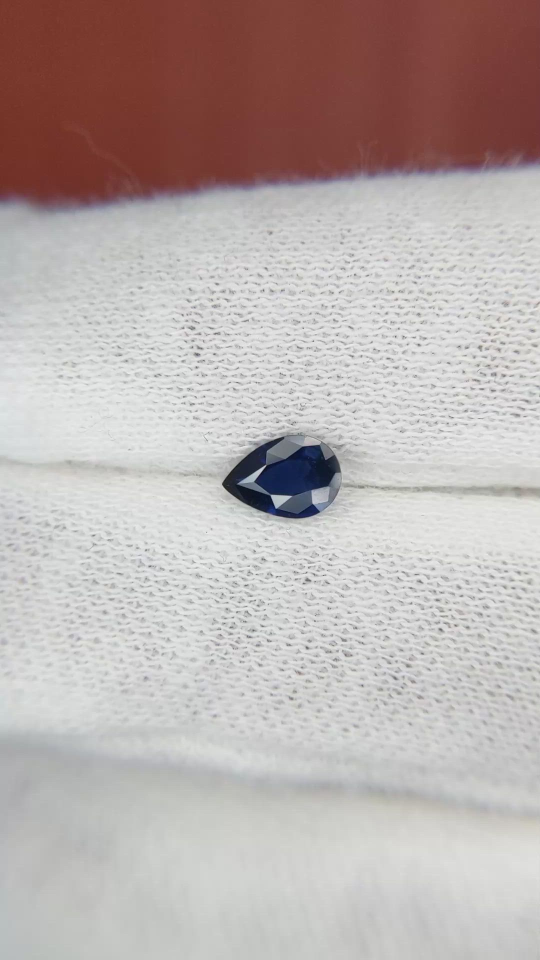 0.49 Ct. Blue Sapphire from Ceylon (Sri Lanka) Size Video