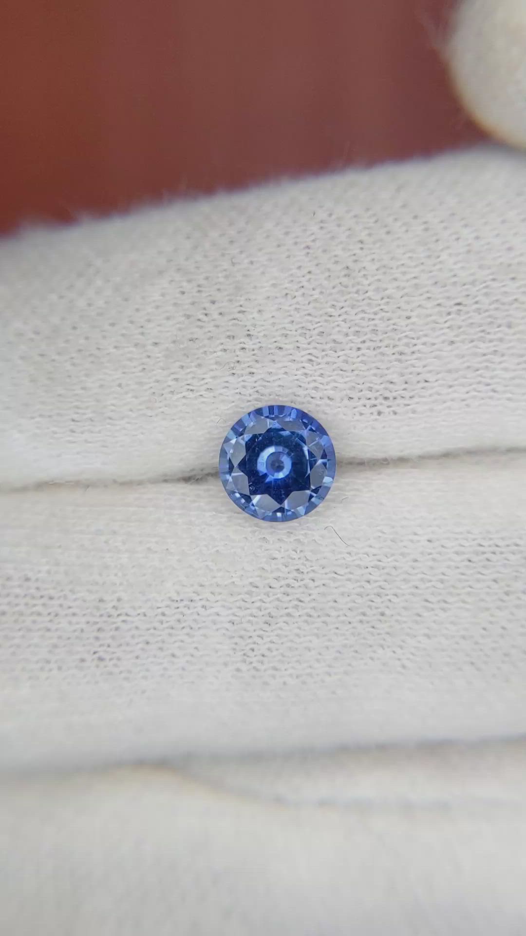 1.15 Ct. Blue Sapphire from Ceylon (Sri Lanka) Size Video