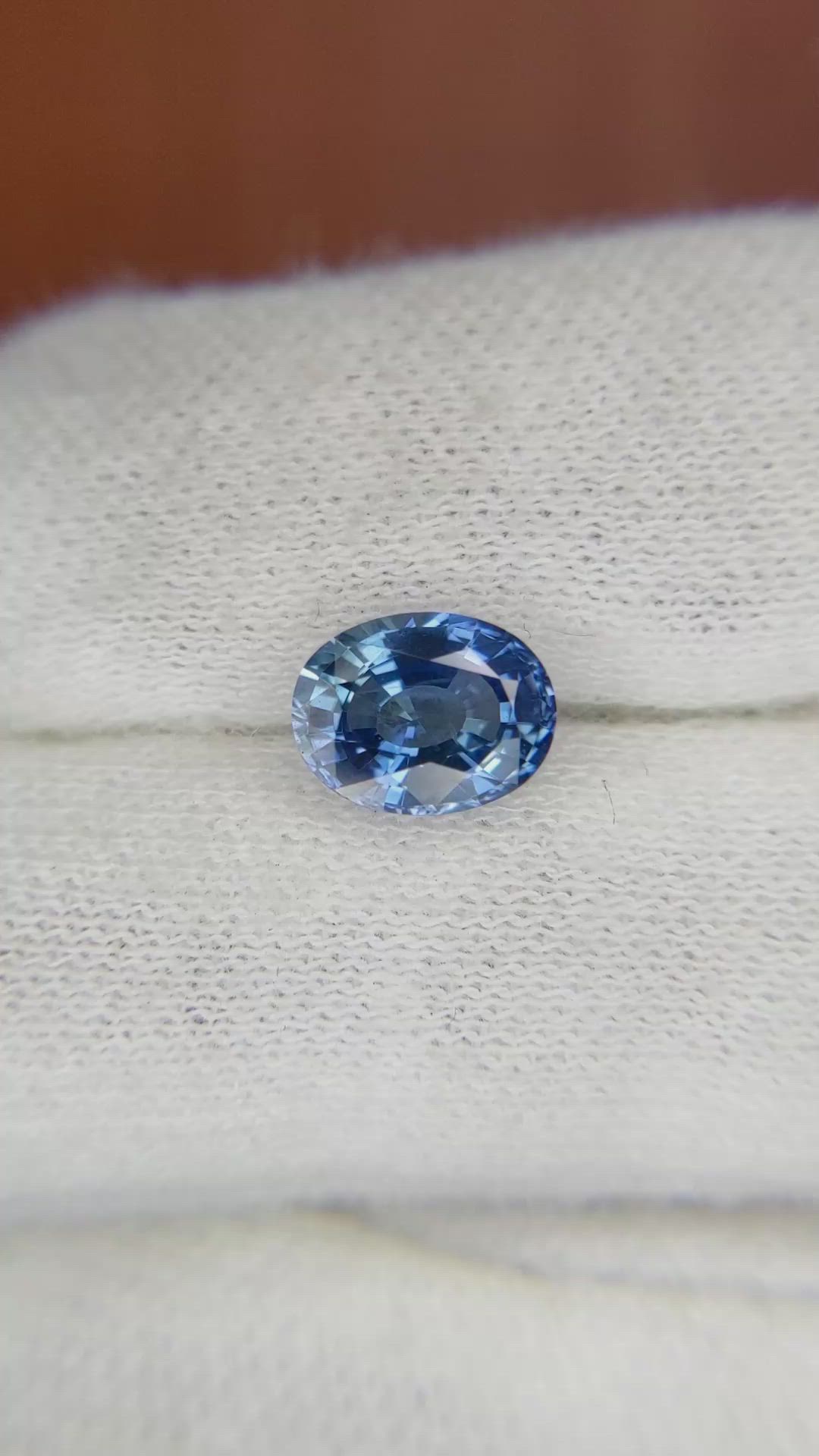 1.84 Ct. Blue Sapphire from Ceylon (Sri Lanka) Size Video