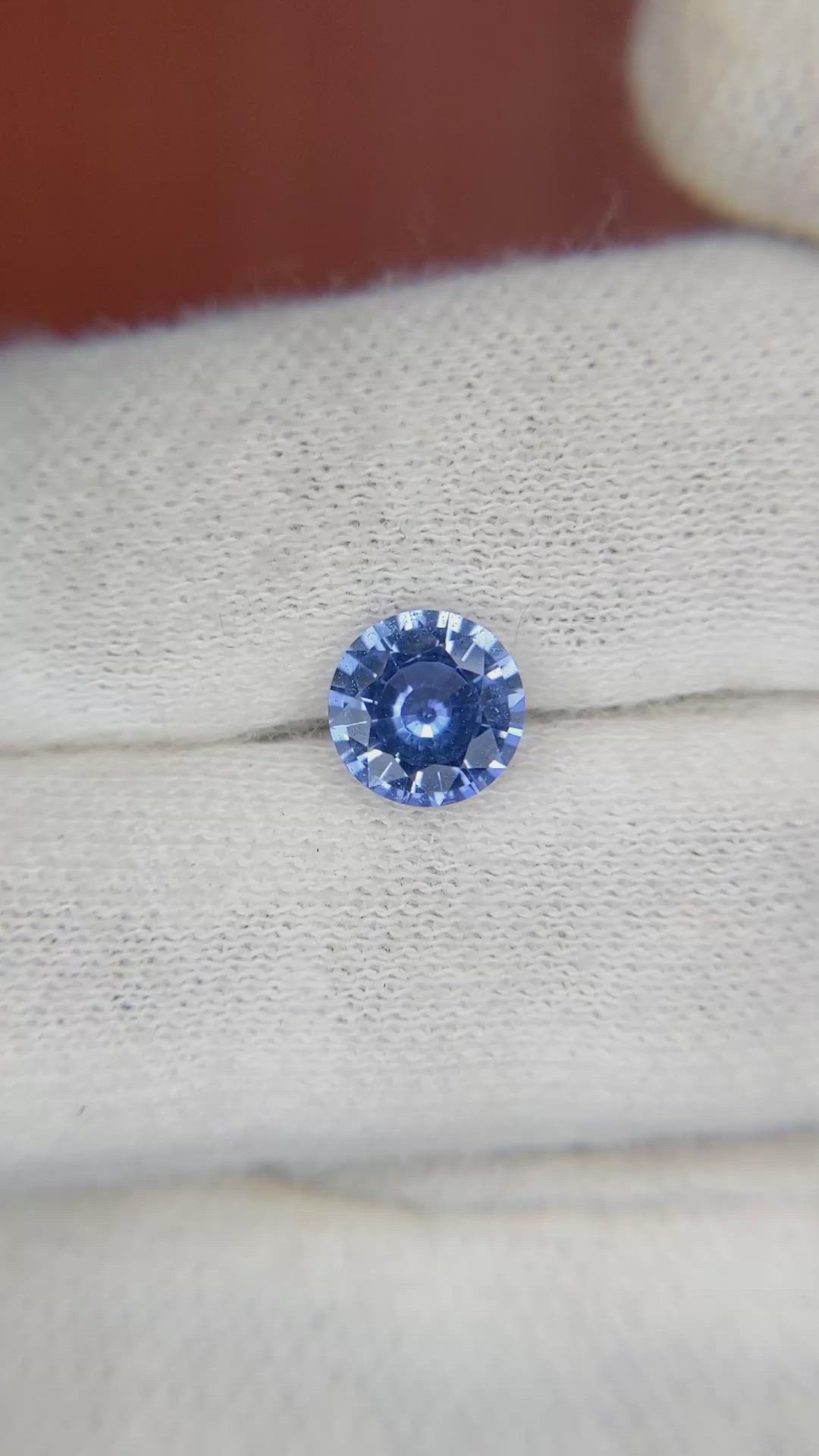 1.52 Ct. Blue Sapphire from Ceylon (Sri Lanka) Size Video