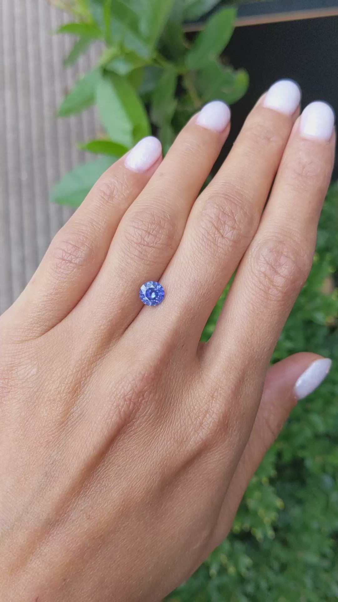 1.22 Ct. Color Change Sapphire from Ceylon (Sri Lanka) Size Video