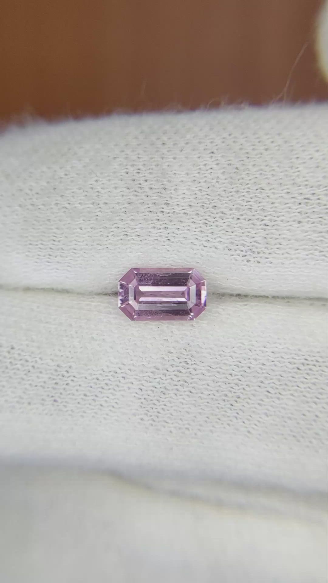 1.10 Ct. Pink Sapphire from Ceylon (Sri Lanka) Size Video