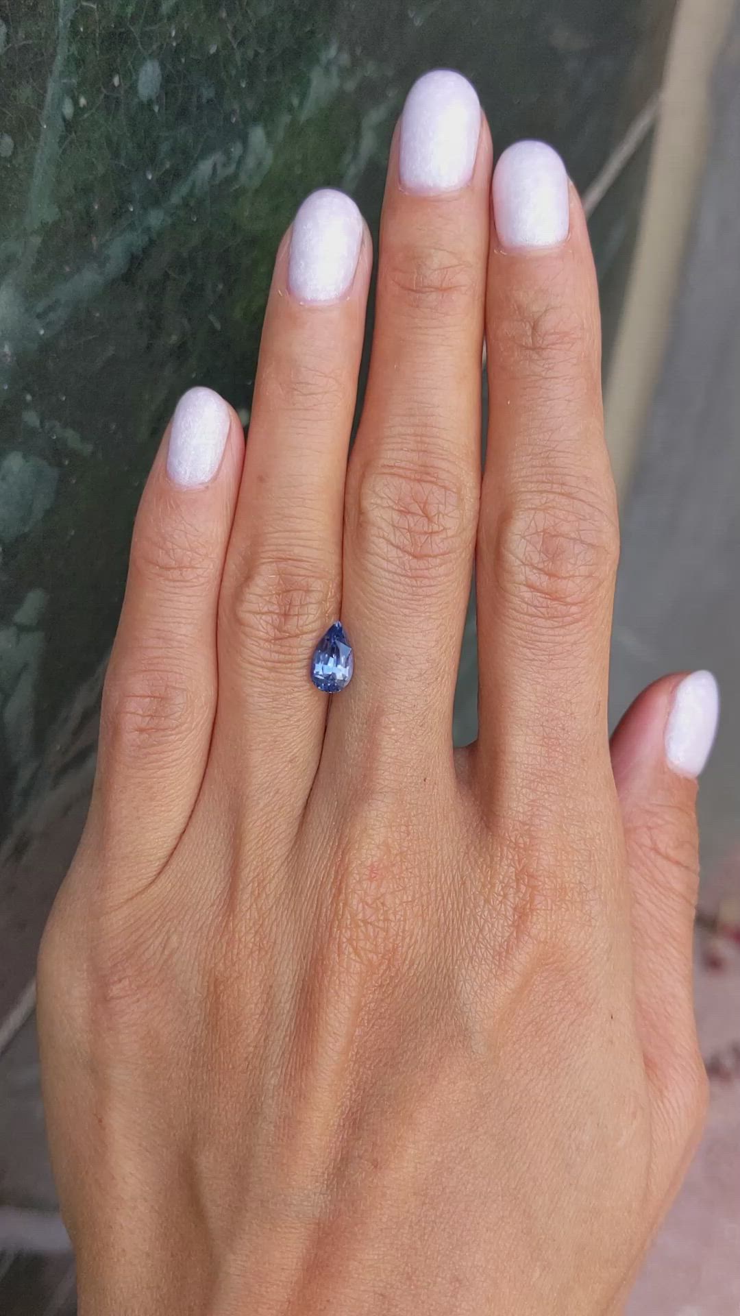 1.48 Ct. Blue Sapphire from Ceylon (Sri Lanka) Size Video