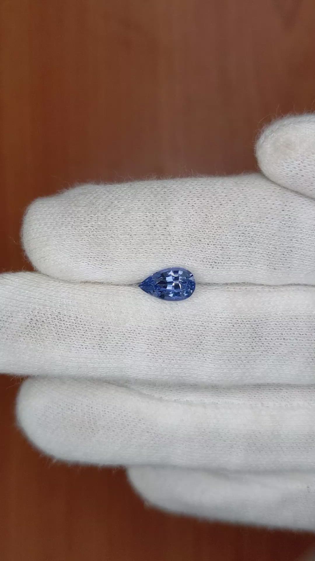 1.48 Ct. Blue Sapphire from Ceylon (Sri Lanka) Size Video