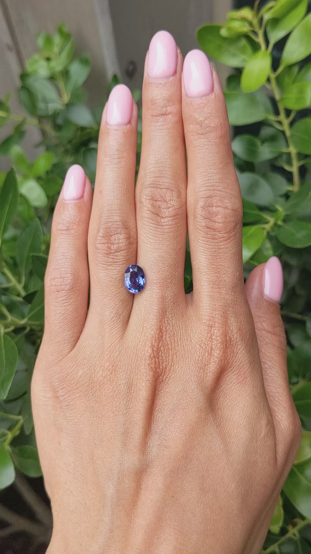 2.47 Ct. Color Change Sapphire from Ceylon (Sri Lanka) Size Video