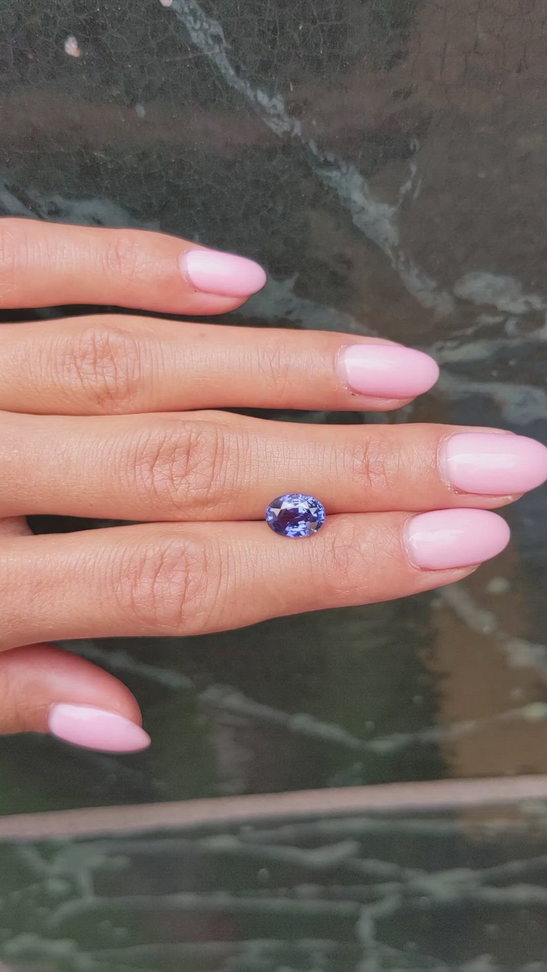 2.47 Ct. Color Change Sapphire from Ceylon (Sri Lanka) Size Video