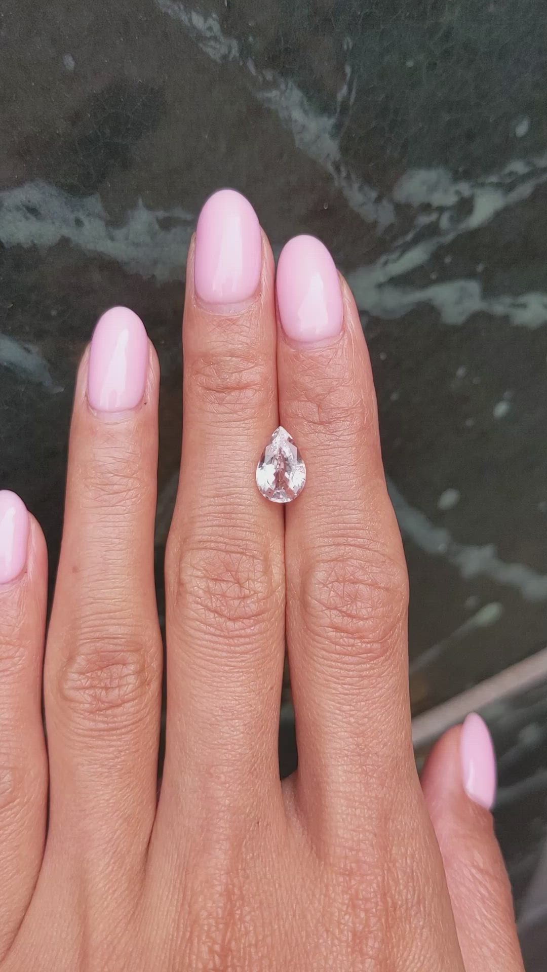 2.24 Ct. Pink Sapphire from Ceylon (Sri Lanka) Size Video