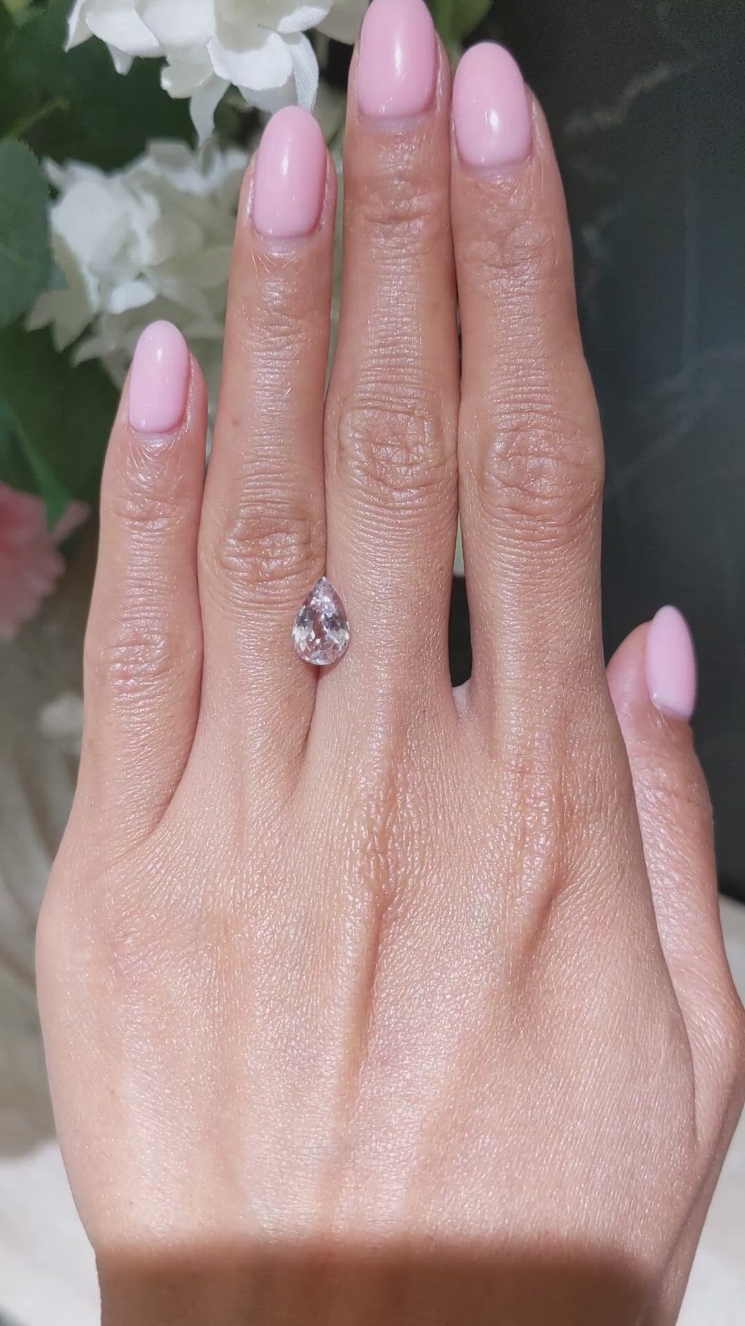 2.24 Ct. Pink Sapphire from Ceylon (Sri Lanka) Size Video