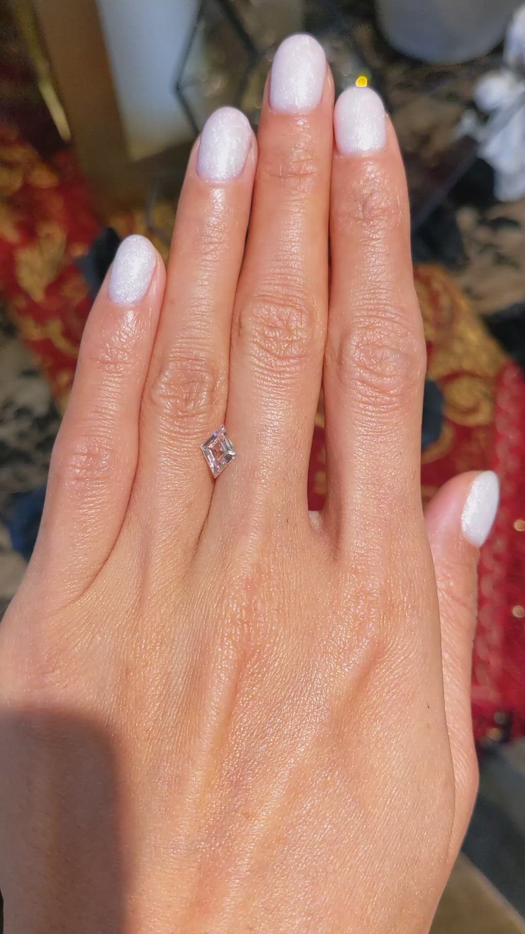 1.06 Ct. Peach Sapphire from Ceylon (Sri Lanka) Size Video