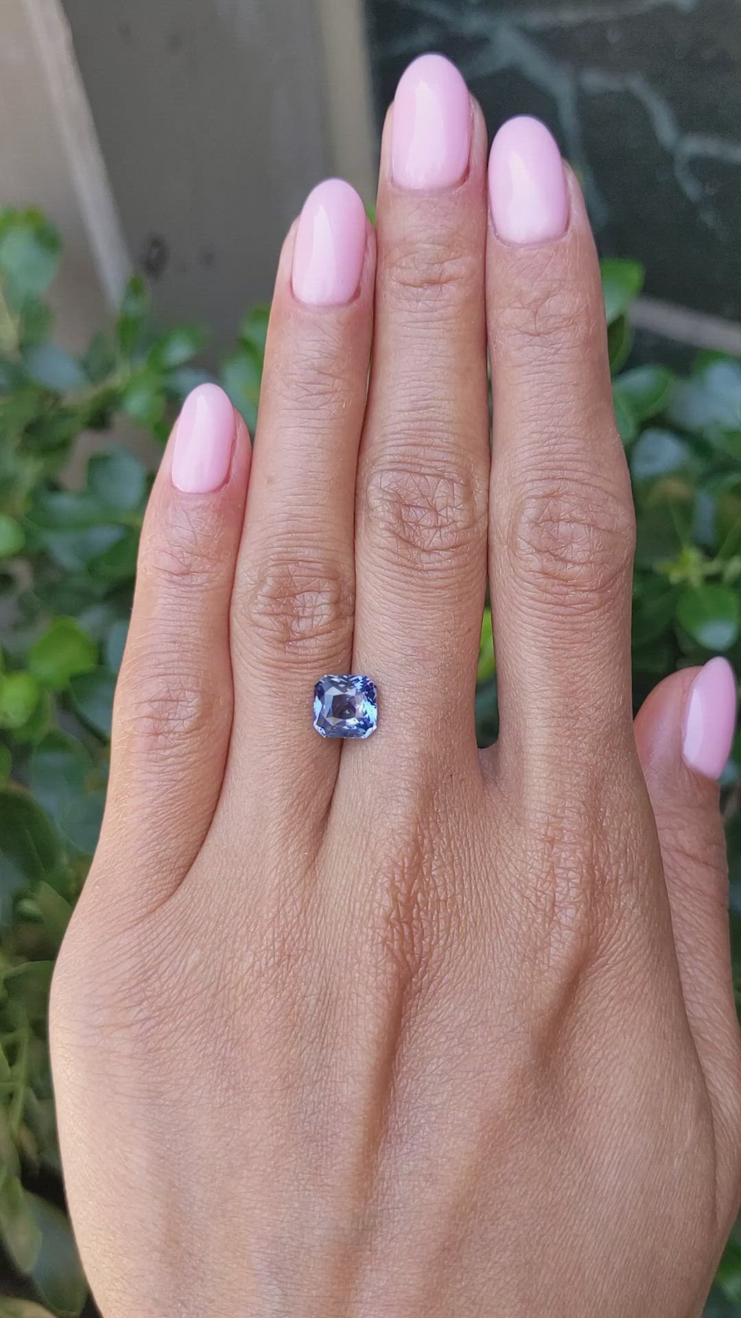 2.58 Ct. Blue Sapphire from Ceylon (Sri Lanka) Size Video