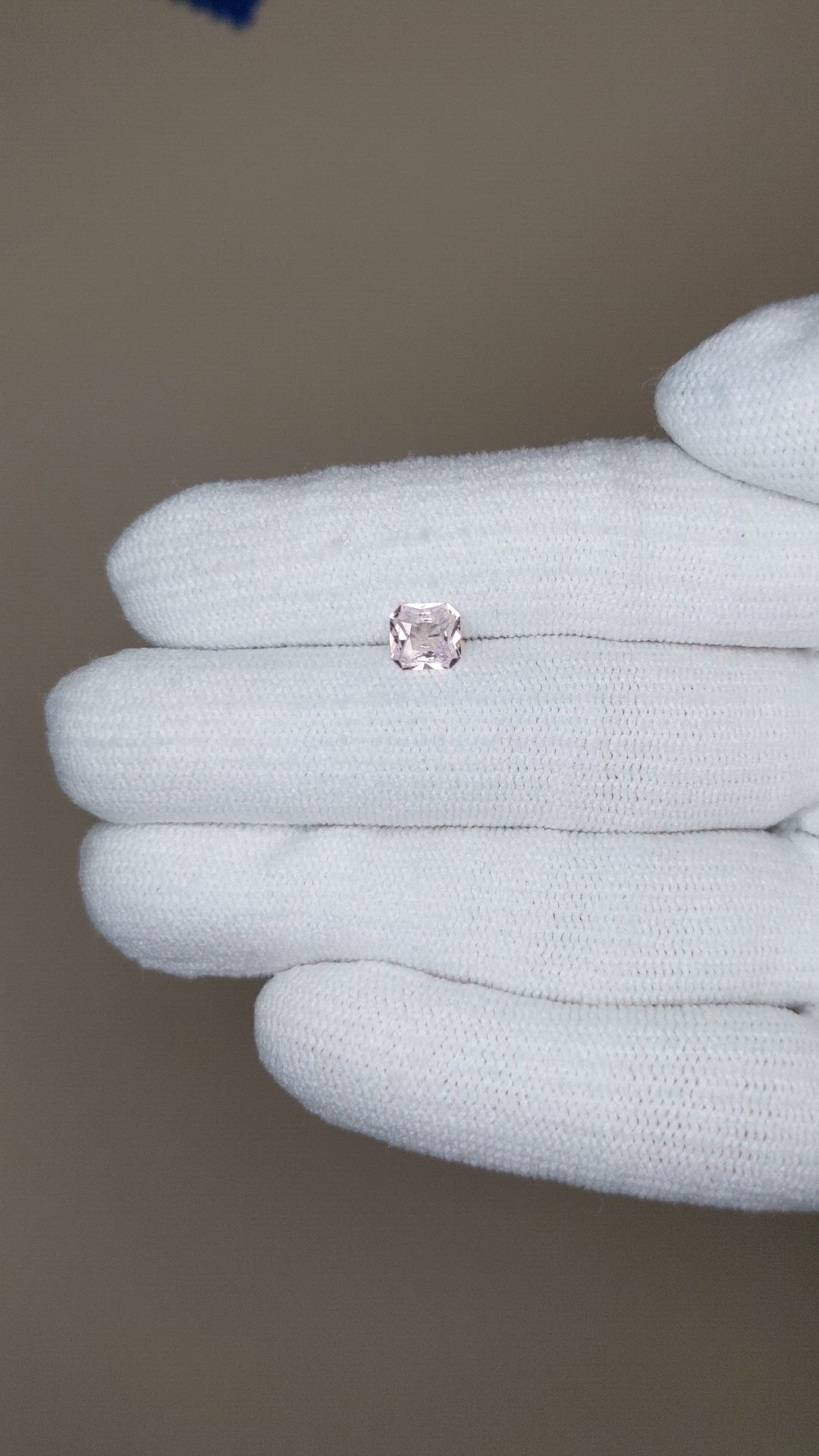 0.66 Ct. Pink Sapphire from Ceylon (Sri Lanka) Size Video