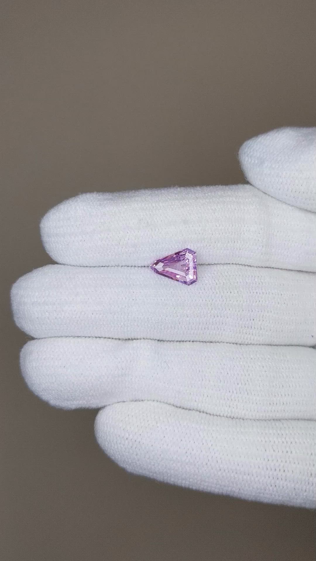 1.11 Ct. Pink Sapphire from Ceylon (Sri Lanka) Size Video