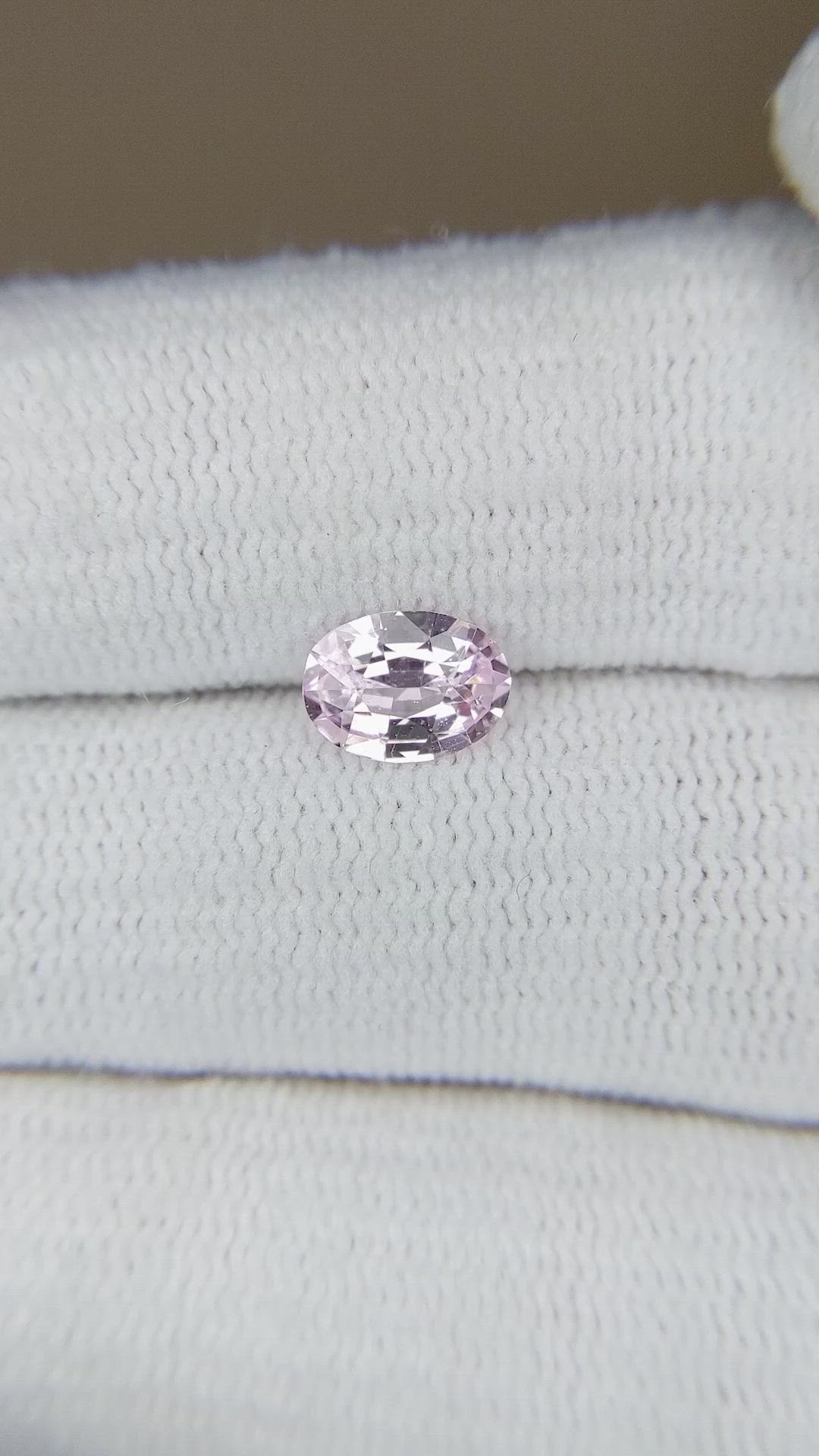 0.91 Ct. Pink Sapphire from Ceylon (Sri Lanka) Size Video