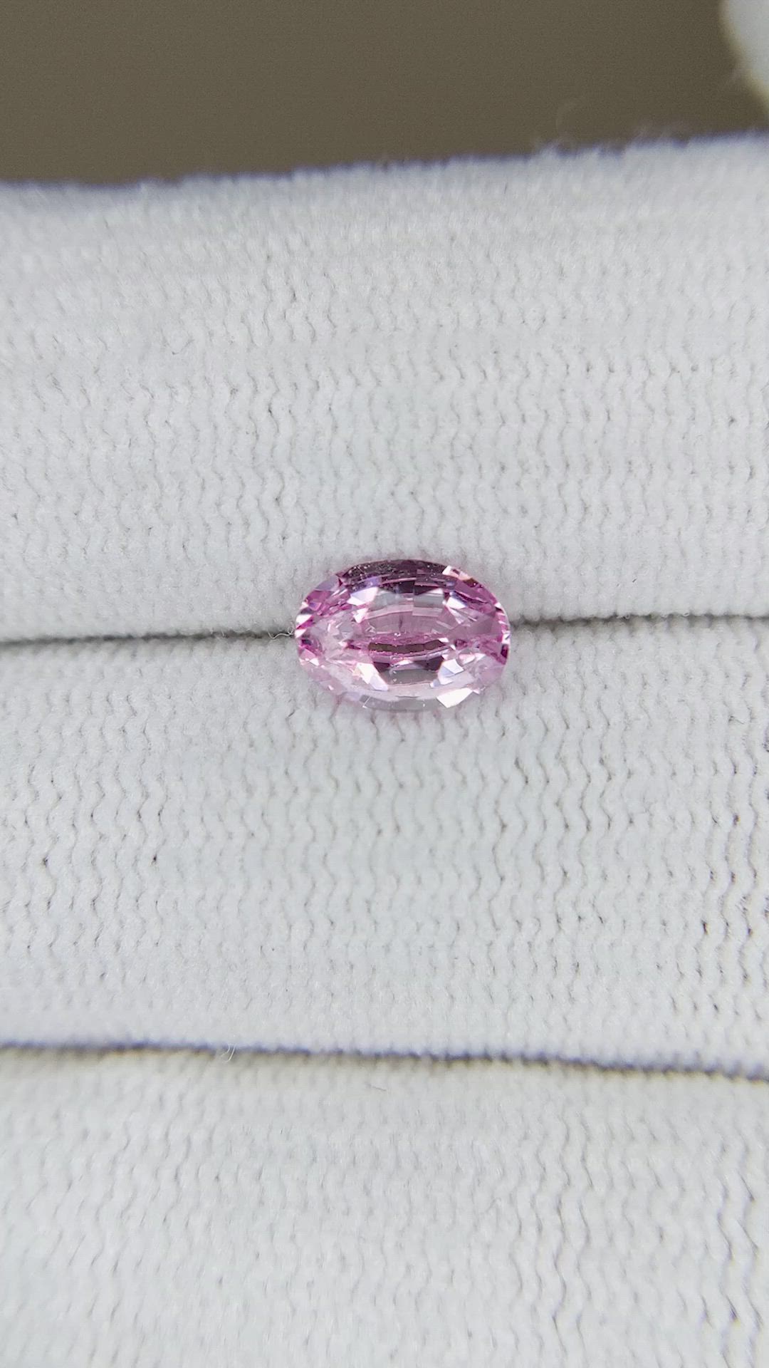 0.86 Ct. Pink Sapphire from Ceylon (Sri Lanka) Size Video