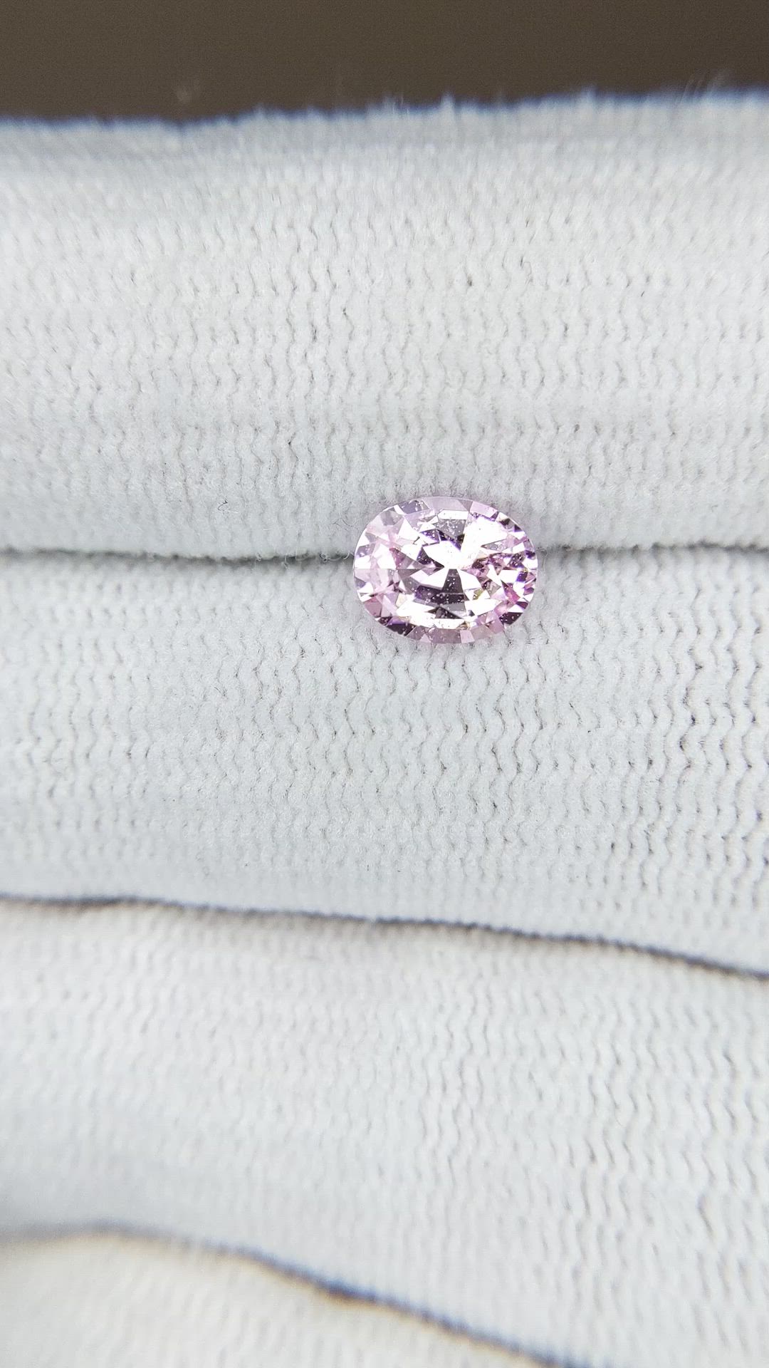 0.83 Ct. Pink Sapphire from Ceylon (Sri Lanka) Size Video