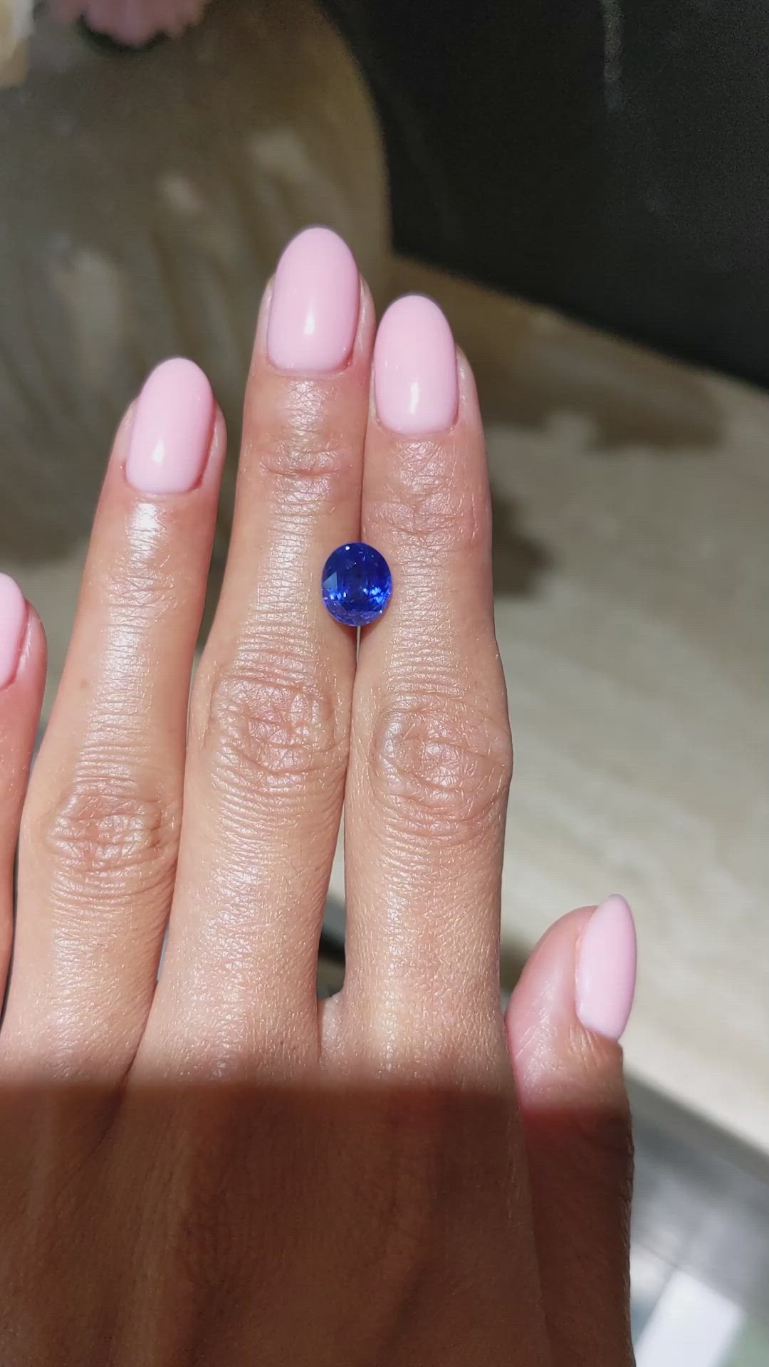 3.17 Ct. Blue Sapphire from Madagascar Size Video