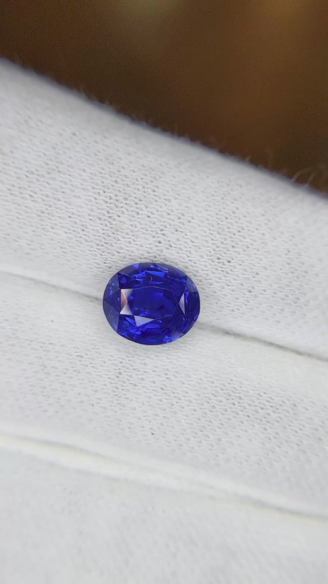 3.17 Ct. Blue Sapphire from Madagascar Size Video
