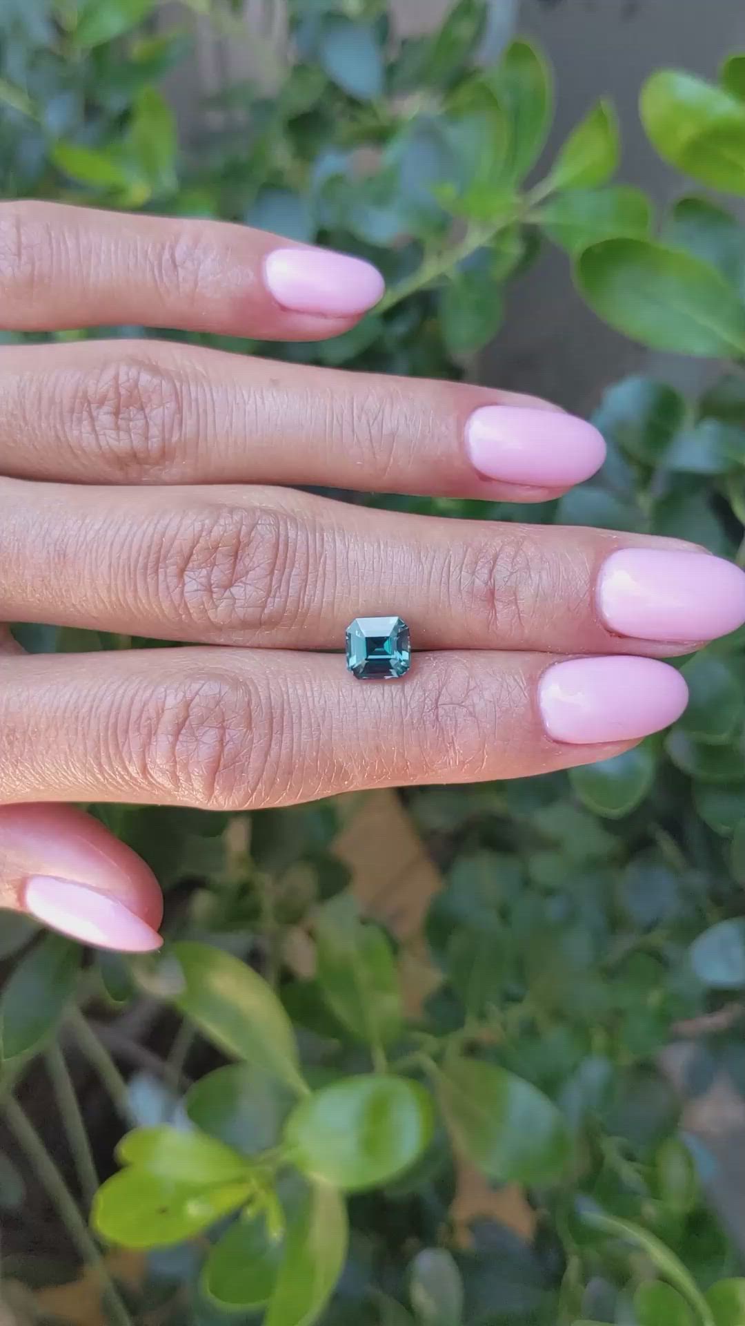 2.05 Ct. Greenish Blue Sapphire from Ceylon (Sri Lanka) Size Video