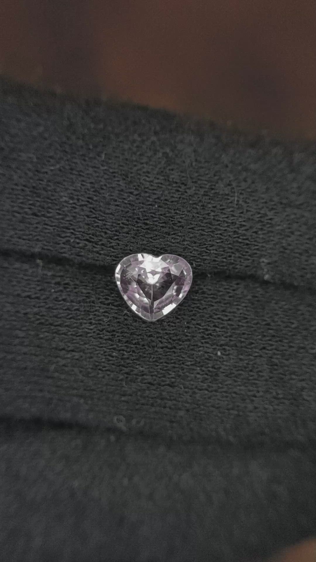 1.26 Ct. Pink Sapphire from Ceylon (Sri Lanka) Size Video