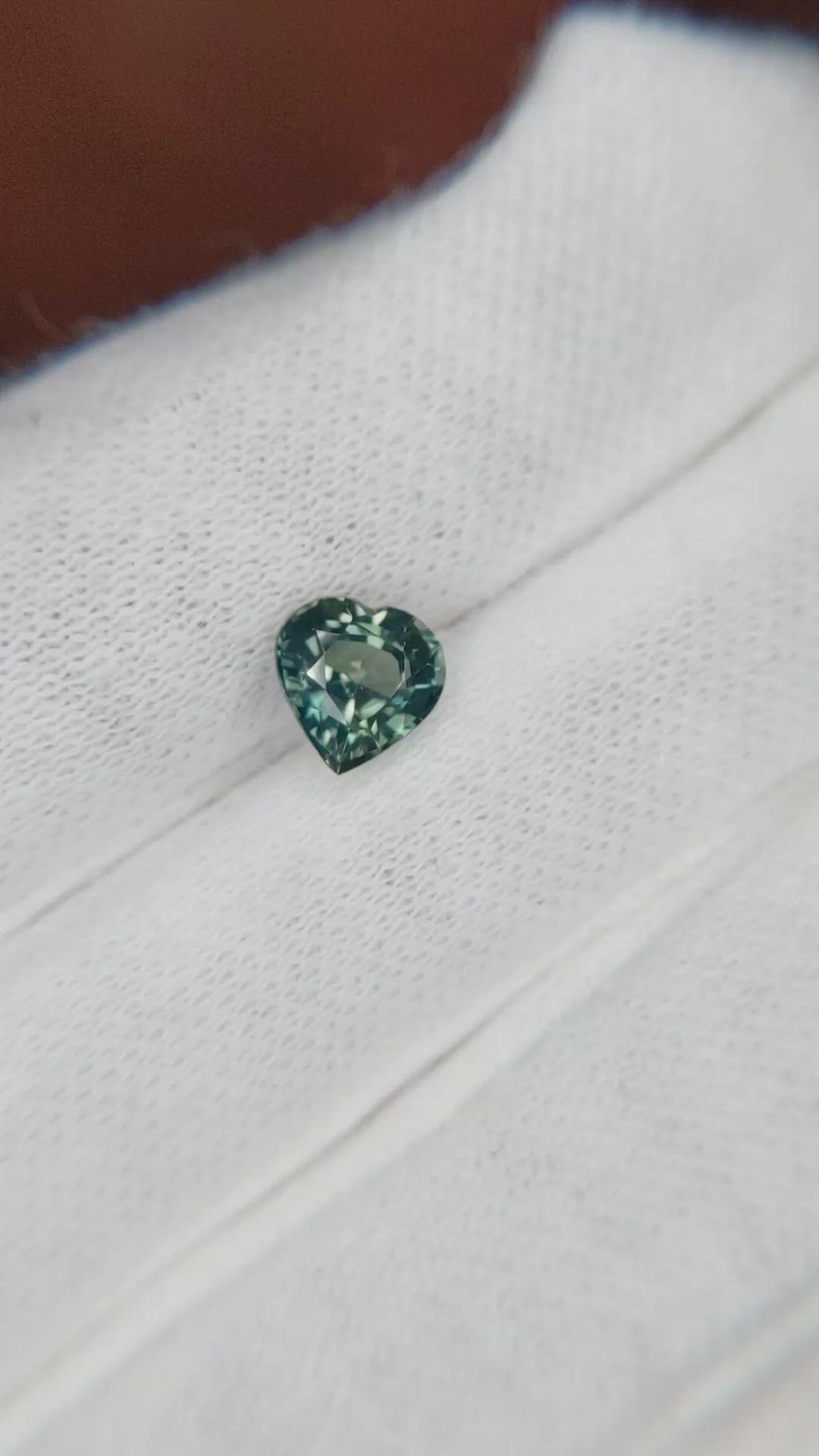 1.19 Ct. Greenish Blue Sapphire from Ceylon (Sri Lanka) Size Video