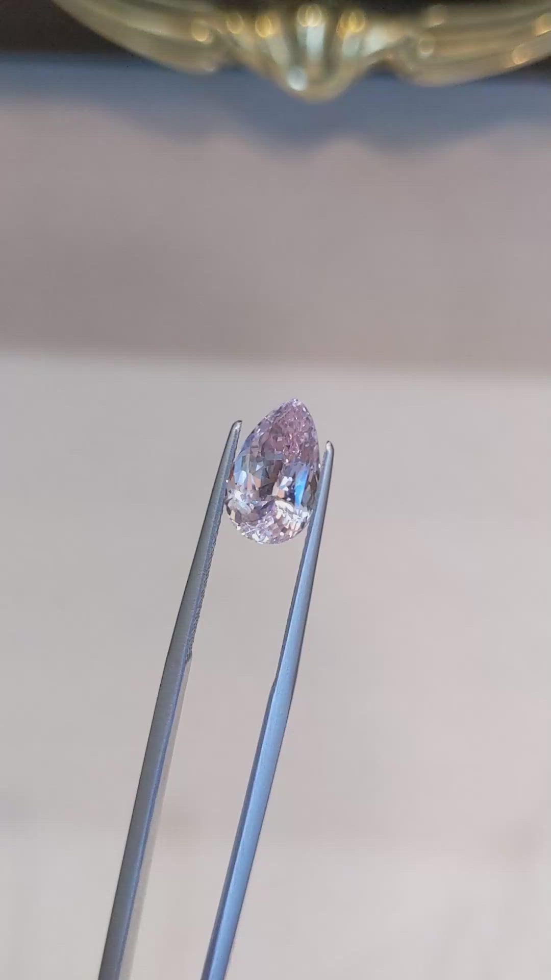 3.29 Ct. Pink Sapphire from Ceylon (Sri Lanka) Size Video