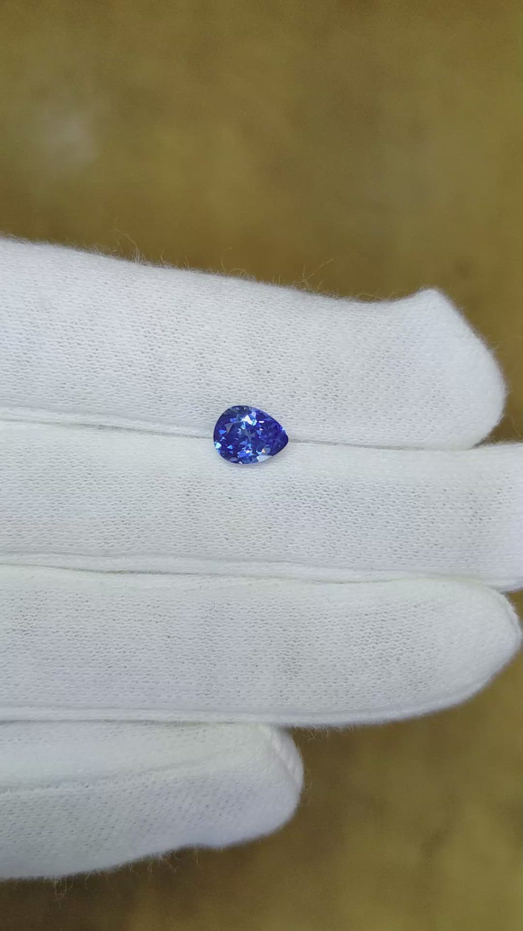 1.22 Ct. Blue Sapphire from Ceylon (Sri Lanka) Size Video