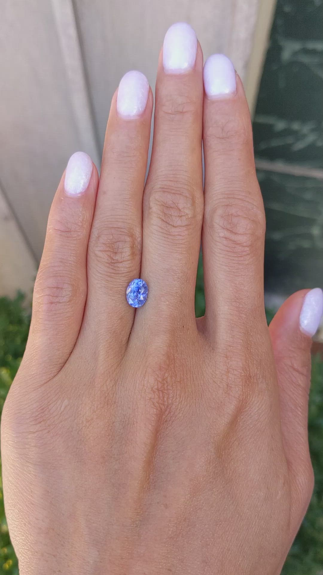 1.53 Ct. Blue Sapphire from Ceylon (Sri Lanka) Size Video