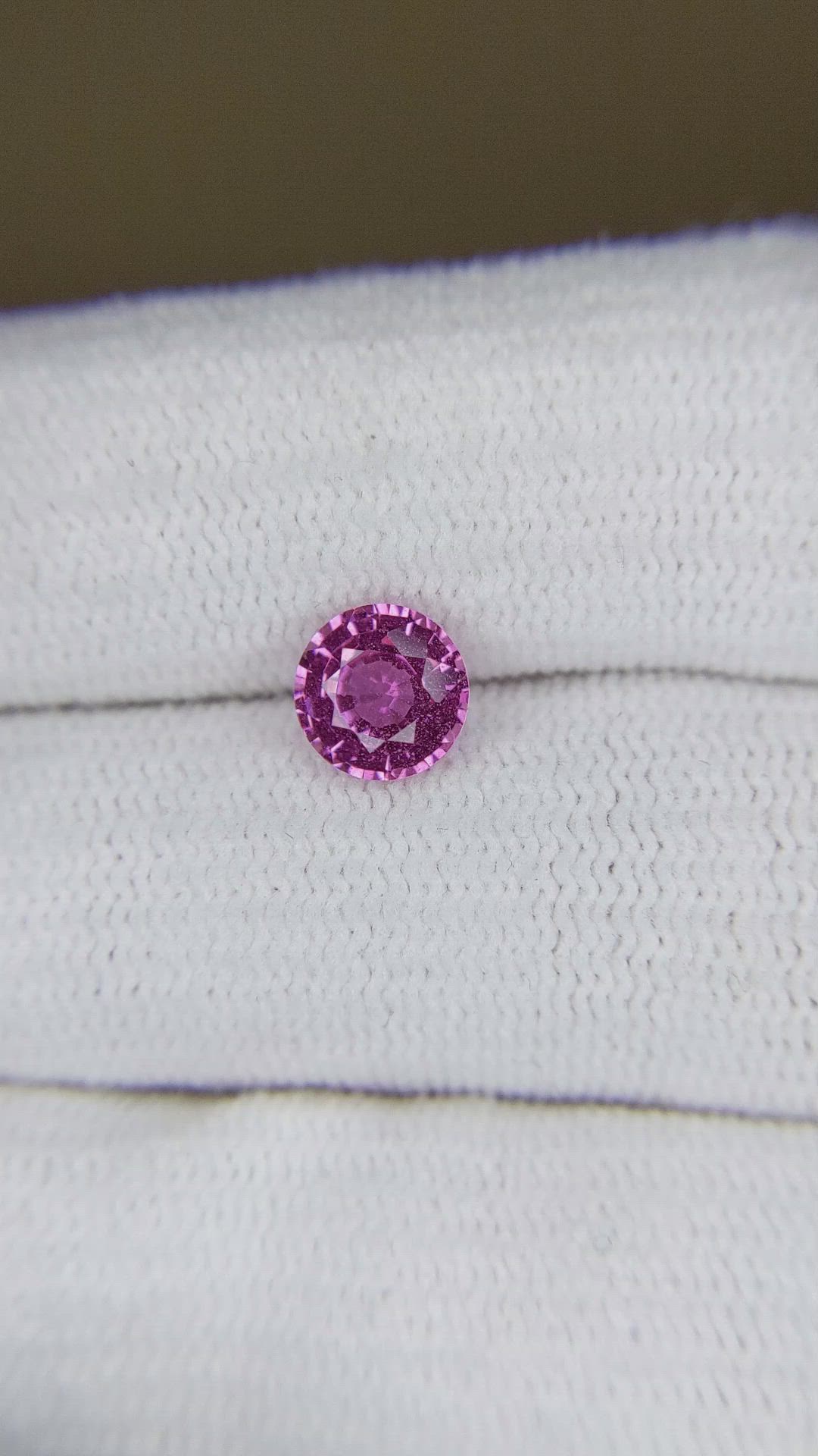 1.14 Ct. Pink Sapphire from Ceylon (Sri Lanka) Size Video