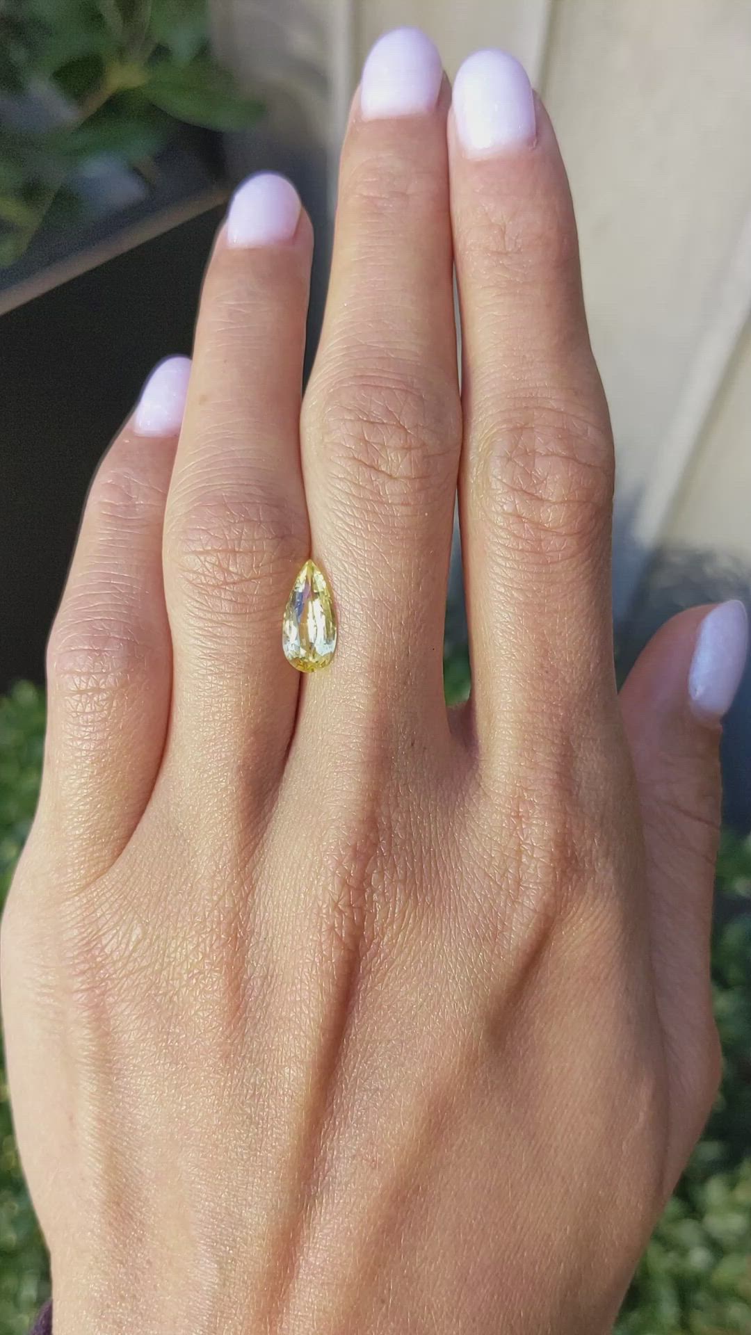 1.94 Ct. Yellow Sapphire from Ceylon (Sri Lanka) Size Video