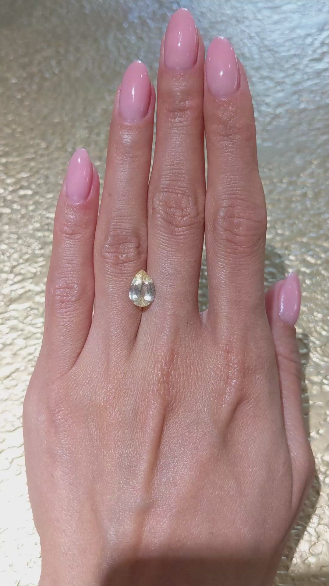 2.31 Ct. Yellow Sapphire from Ceylon (Sri Lanka) Size Video