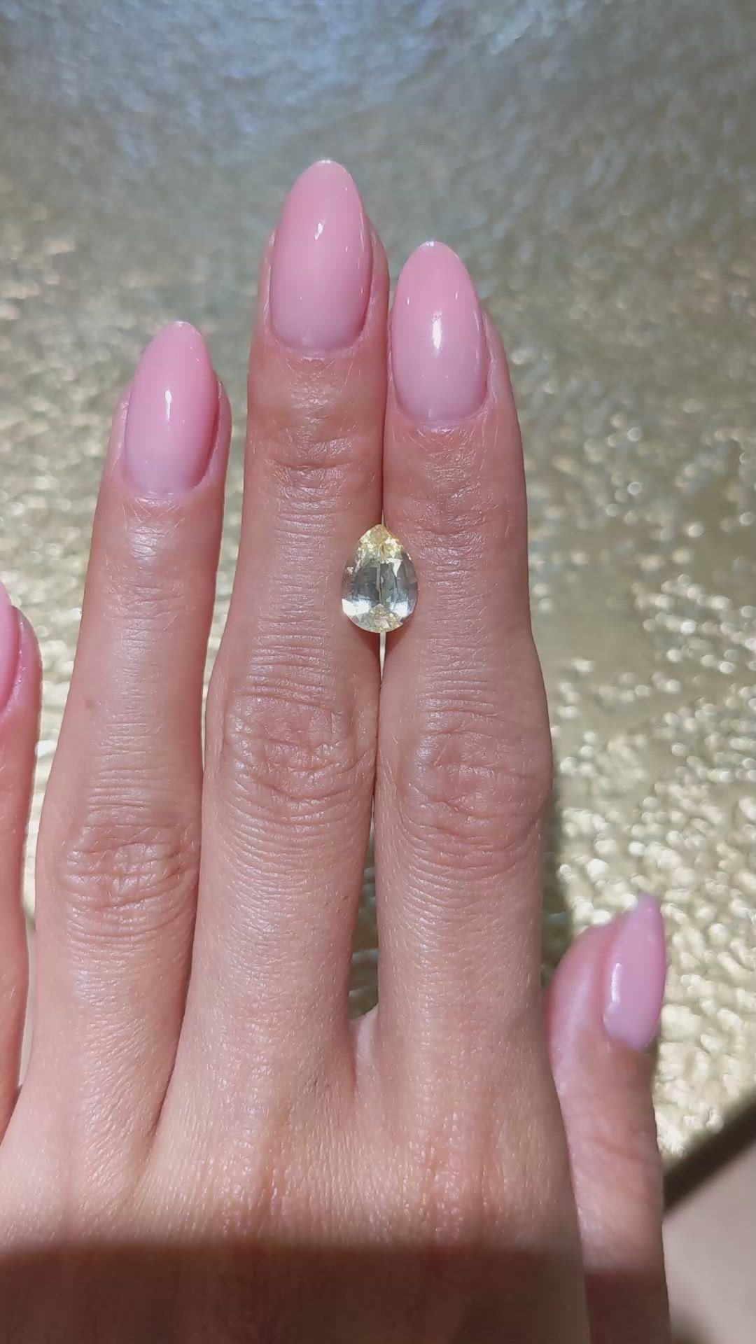 2.31 Ct. Yellow Sapphire from Ceylon (Sri Lanka) Size Video