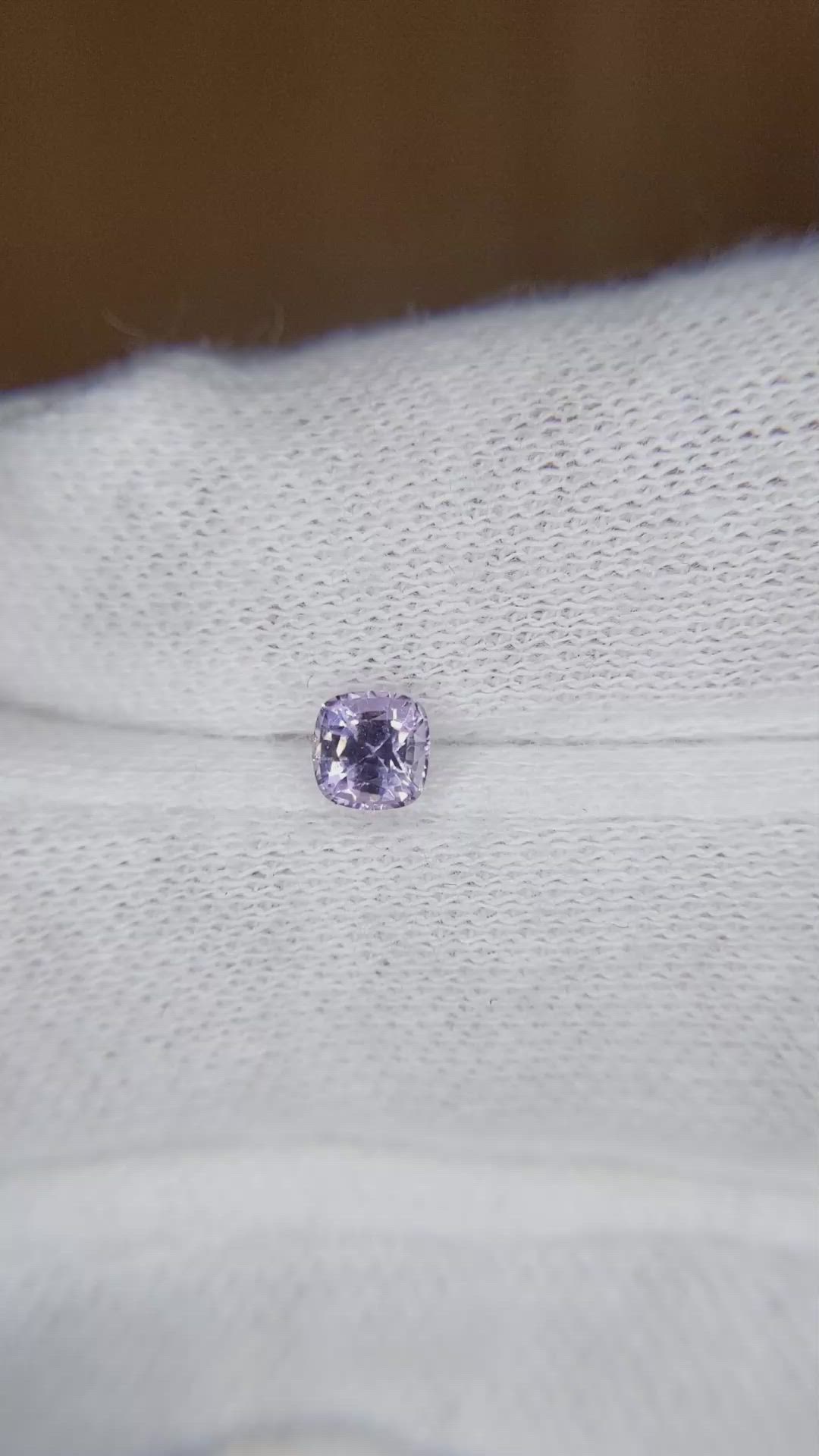 0.52 Ct. Purple Sapphire from Ceylon (Sri Lanka) Size Video