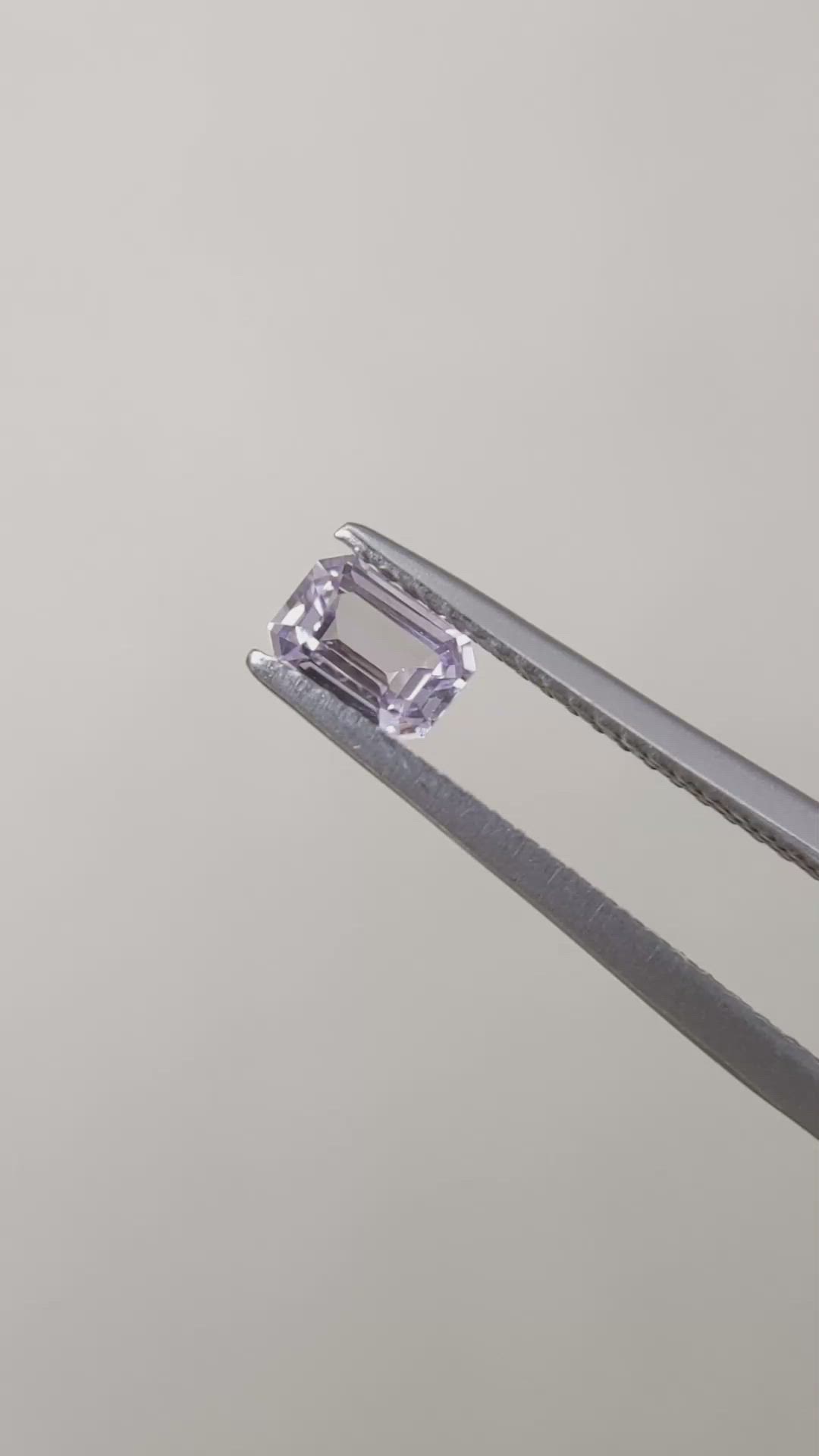 0.51 Ct. Pink Sapphire from Ceylon (Sri Lanka) Size Video