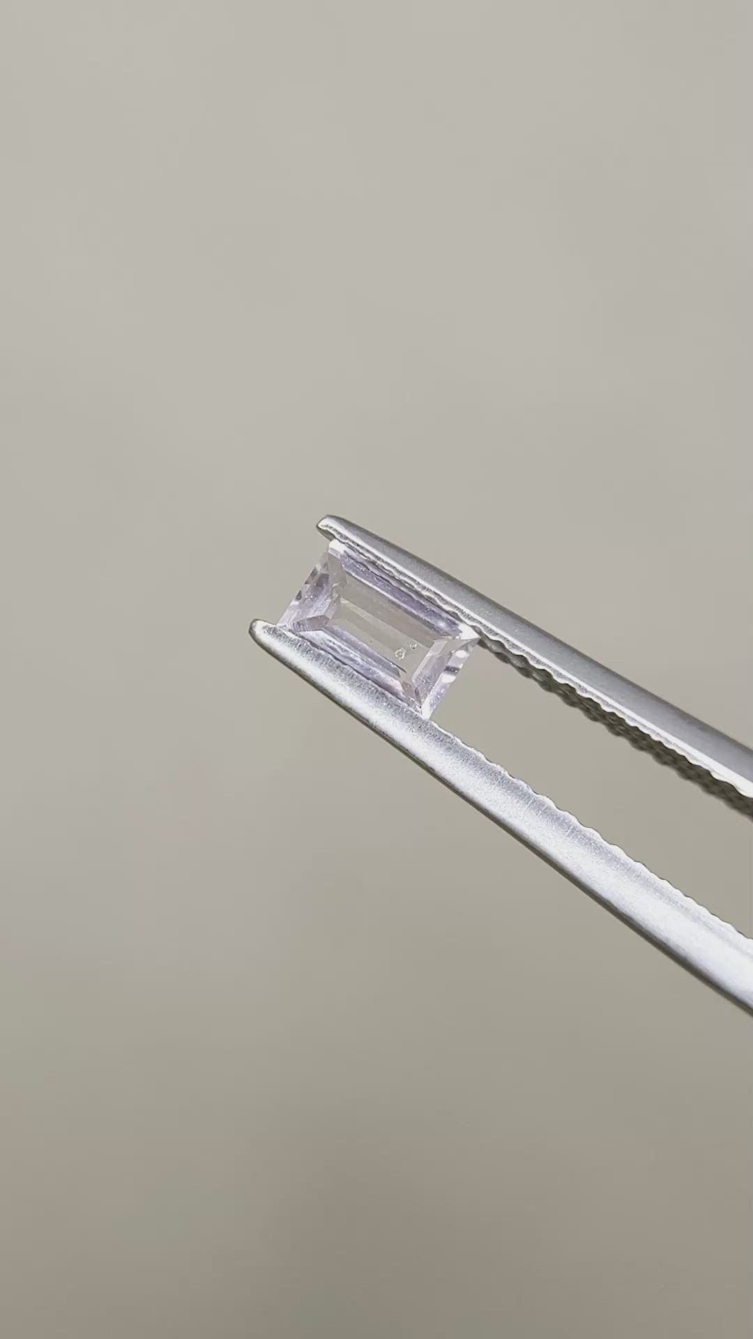 0.49 Ct. Peach Sapphire from Ceylon (Sri Lanka) Size Video