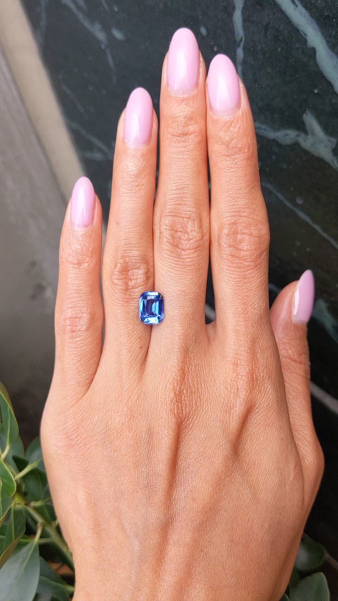3.11 Ct. Blue Sapphire from Madagascar Size Video