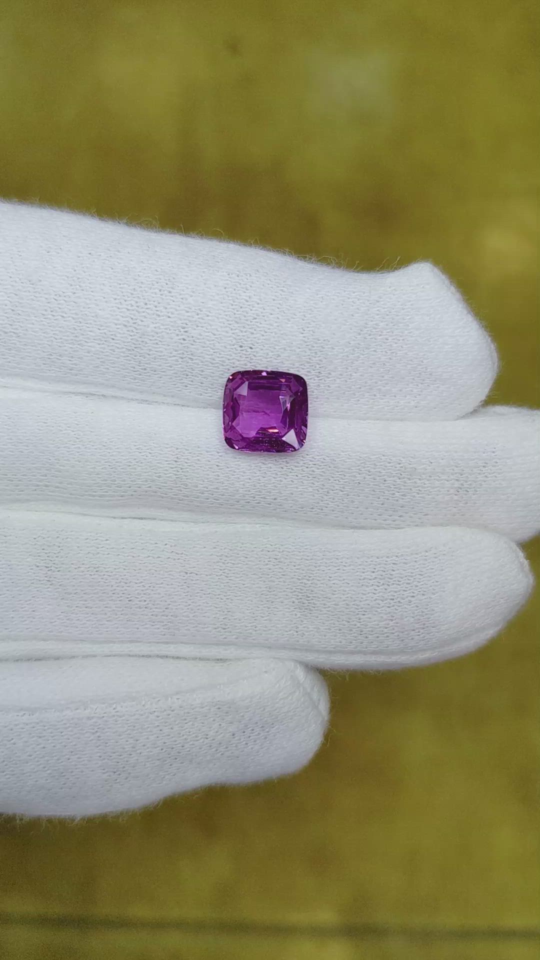 3.07 Ct. Purple Sapphire from Madagascar Size Video