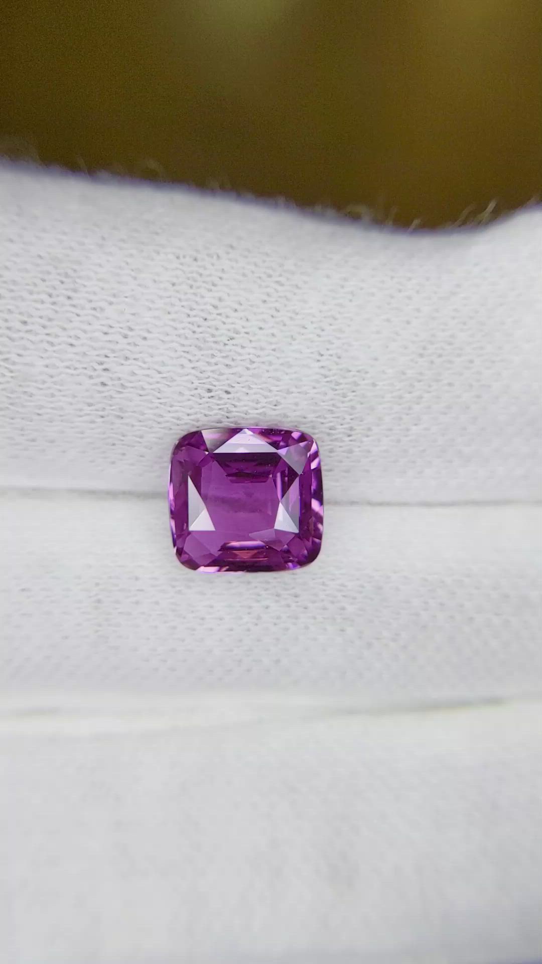 3.07 Ct. Purple Sapphire from Madagascar Size Video
