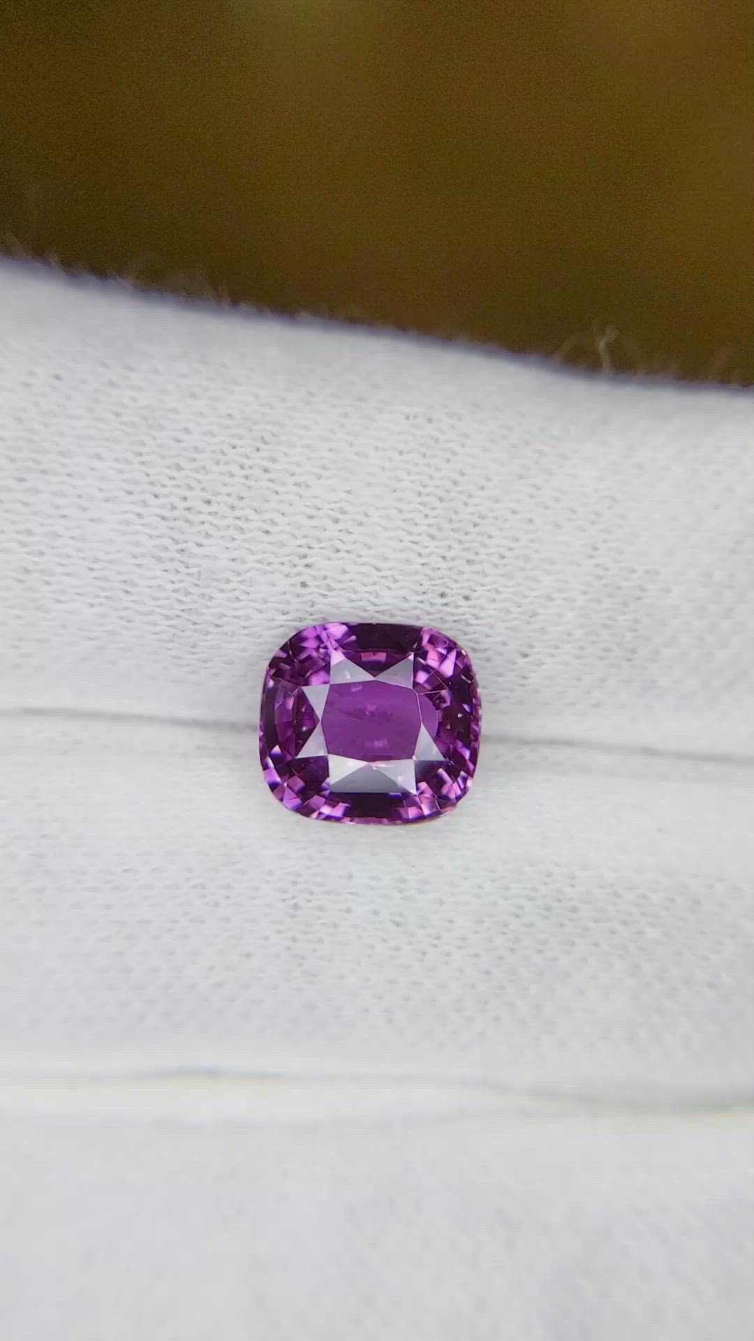 3.04 Ct. Purple Sapphire from Madagascar Size Video