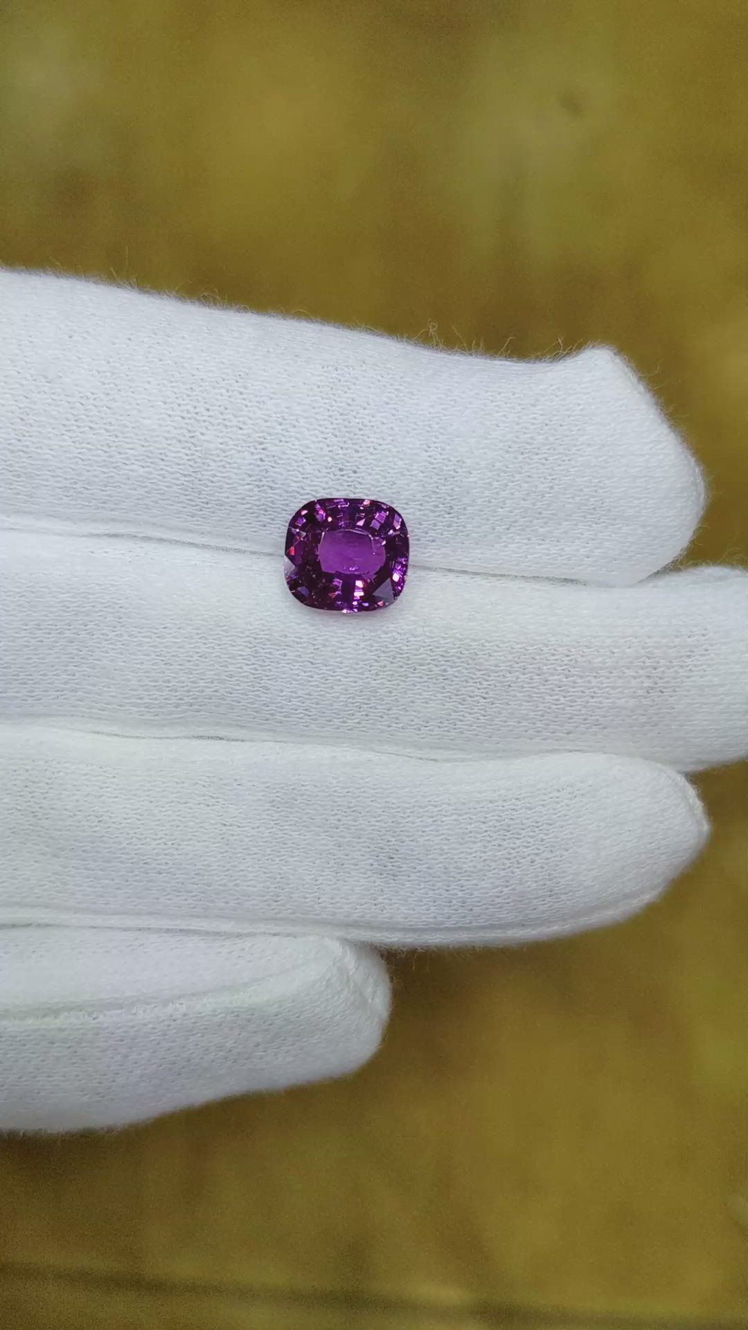 3.04 Ct. Purple Sapphire from Madagascar Size Video