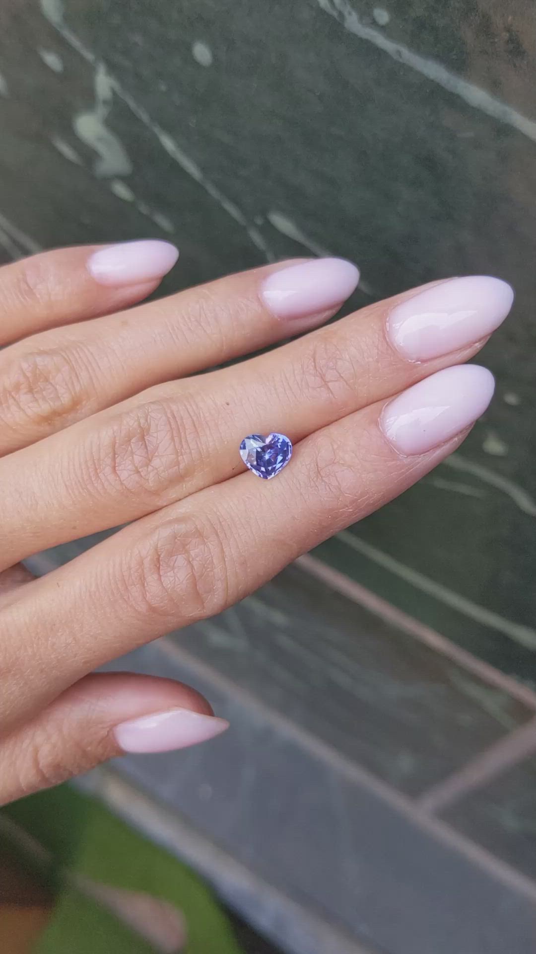 1.53 Ct. Color Change Sapphire from Ceylon (Sri Lanka) Size Video