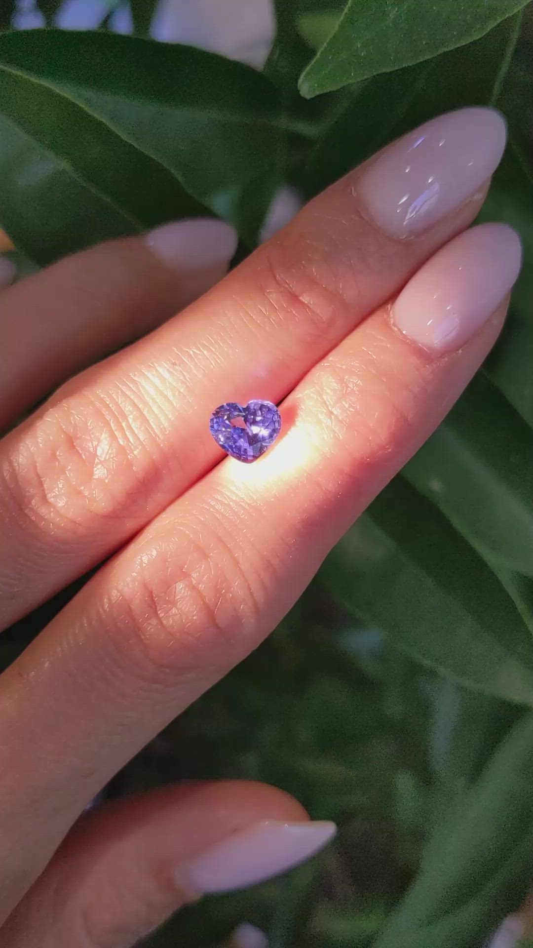 1.53 Ct. Color Change Sapphire from Ceylon (Sri Lanka) Size Video