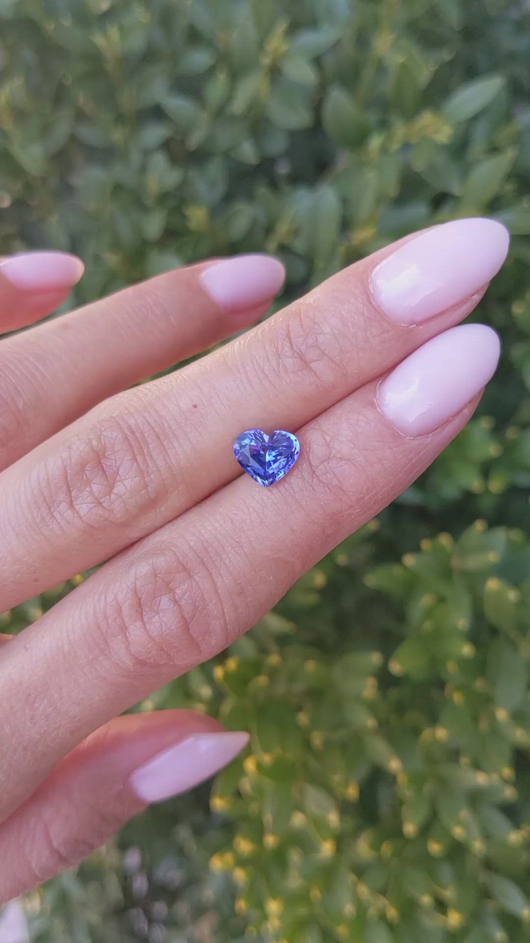 1.67 Ct. Blue Sapphire from Ceylon (Sri Lanka) Size Video