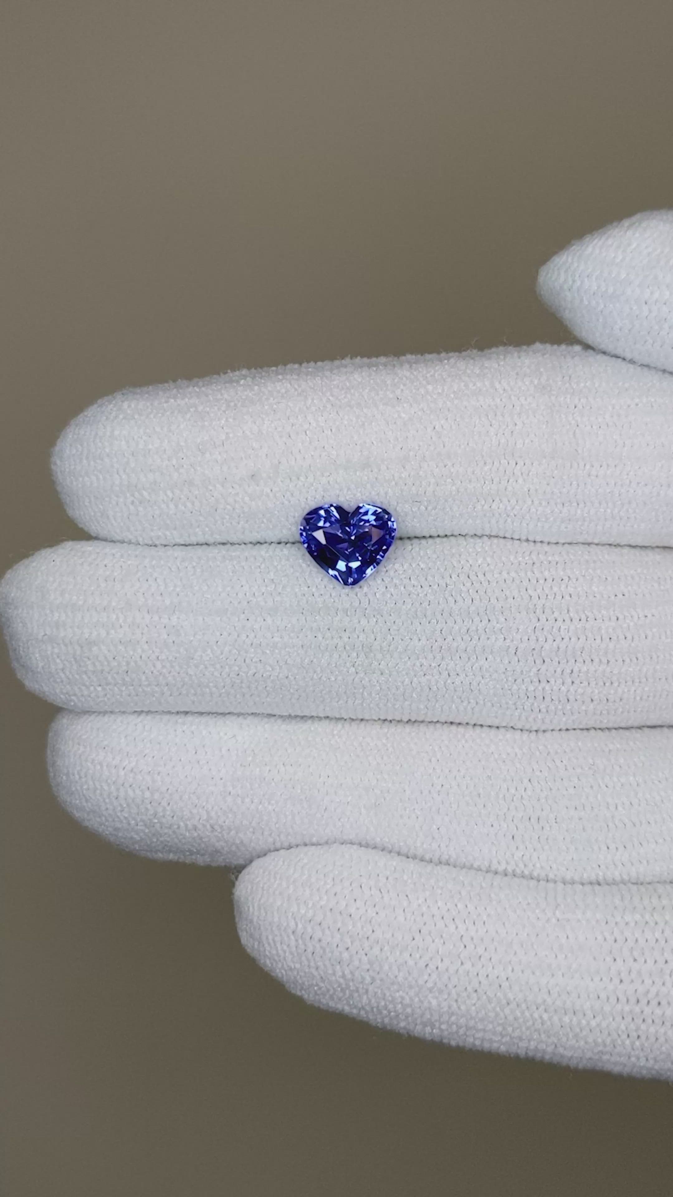 1.67 Ct. Blue Sapphire from Ceylon (Sri Lanka) Size Video