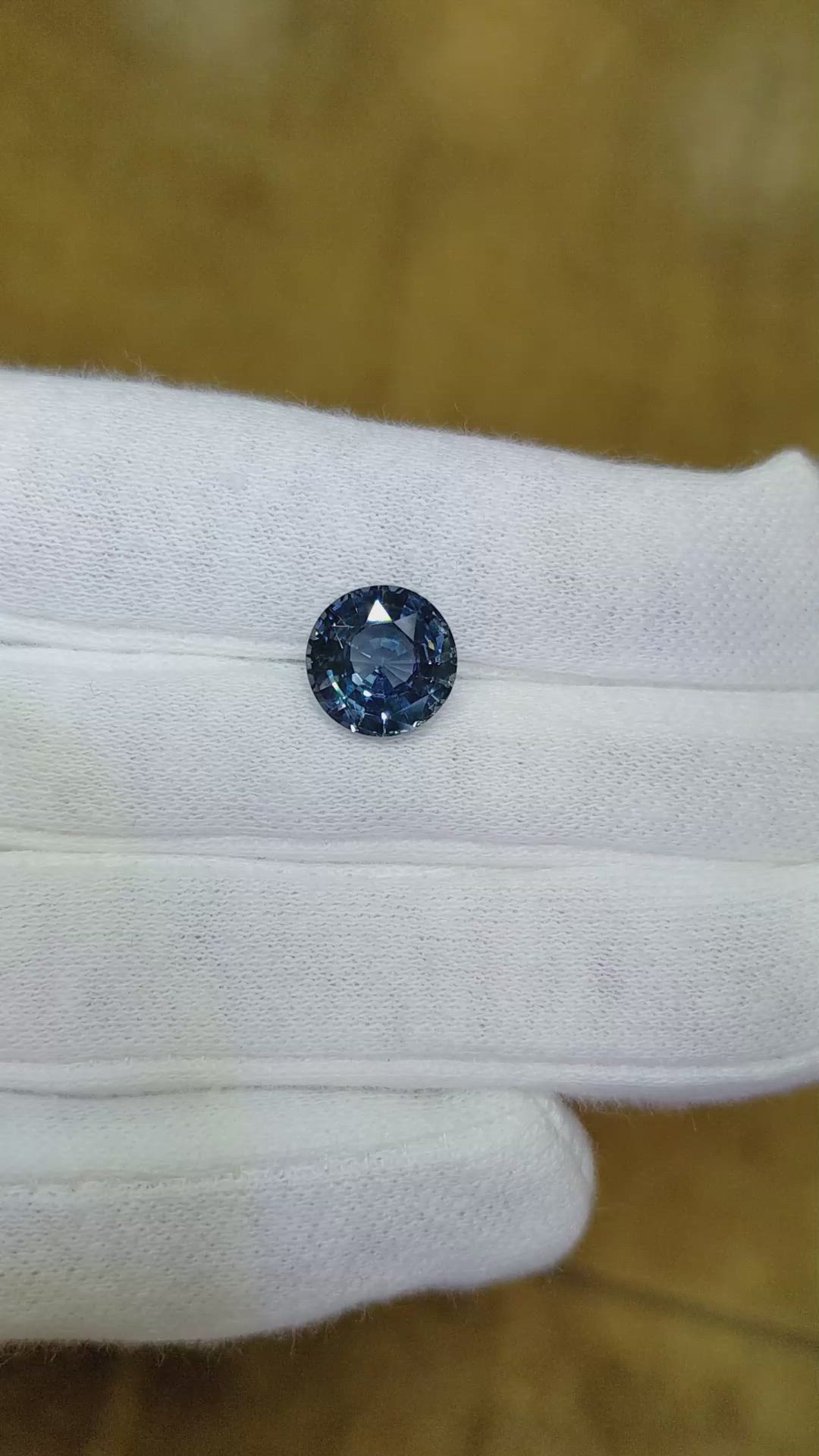 4.06 Ct. Blue Sapphire from Madagascar Size Video
