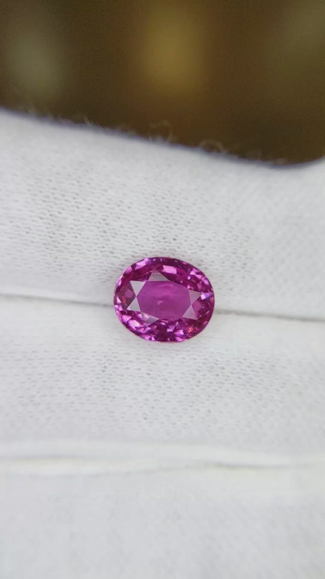 3.13 Ct. Pink Sapphire from Madagascar Size Video