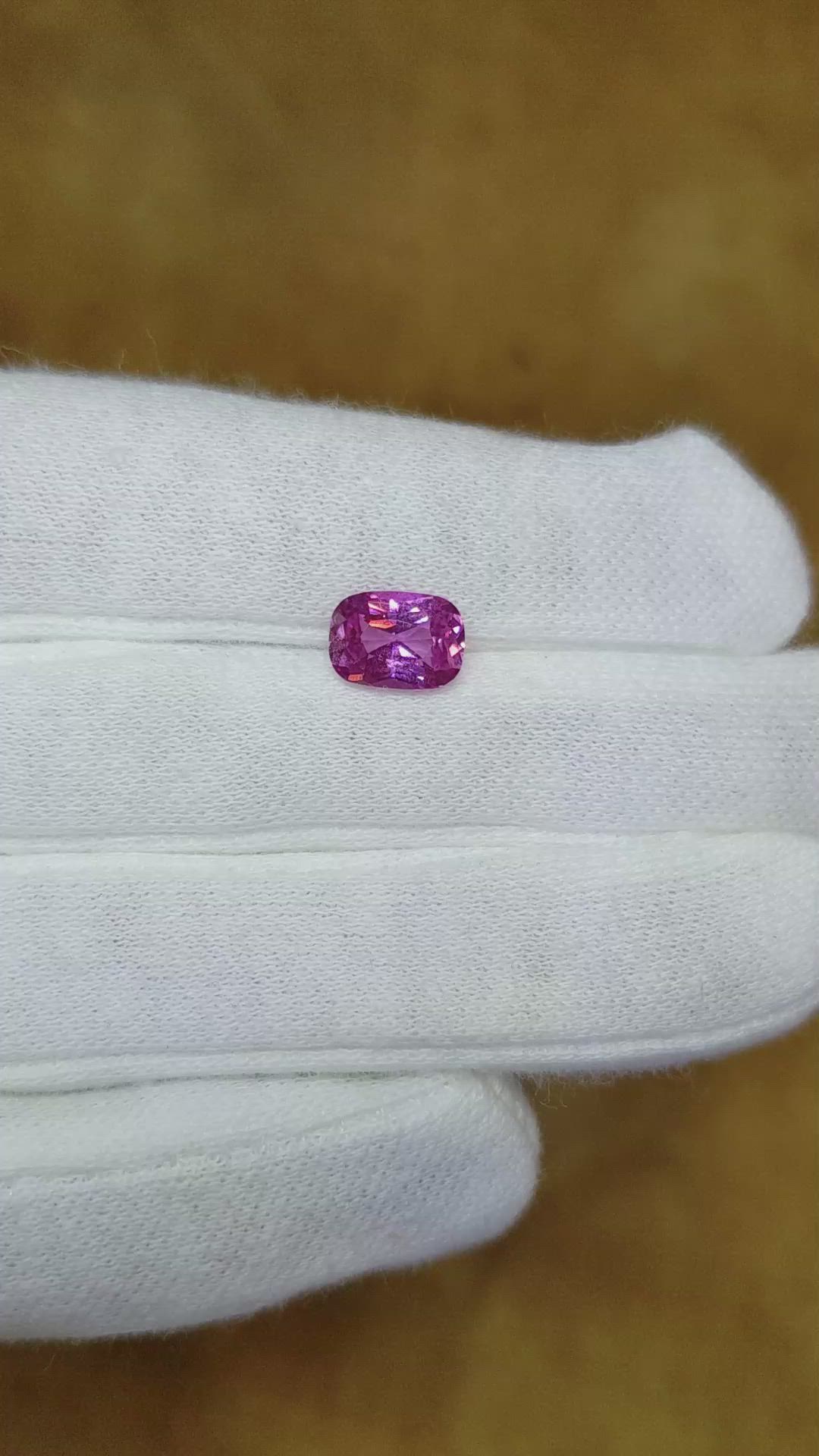 2.15 Ct. Pink Sapphire from Ceylon (Sri Lanka) Size Video