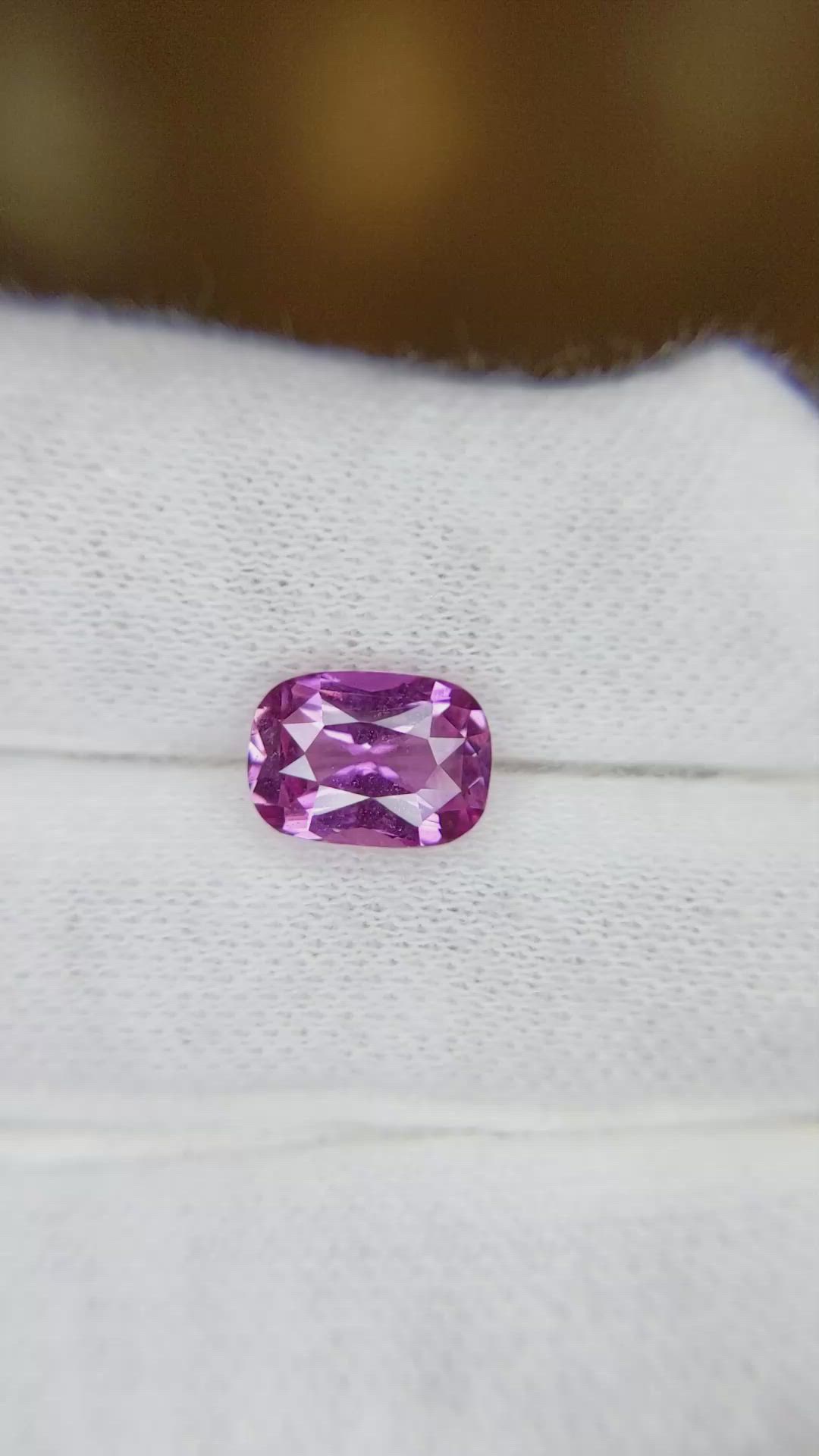 2.15 Ct. Pink Sapphire from Ceylon (Sri Lanka) Size Video