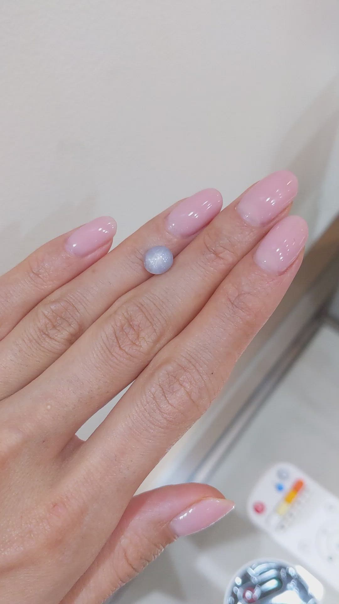 2.32 Ct. Grey Star Sapphire from Ceylon (Sri Lanka) Size Video