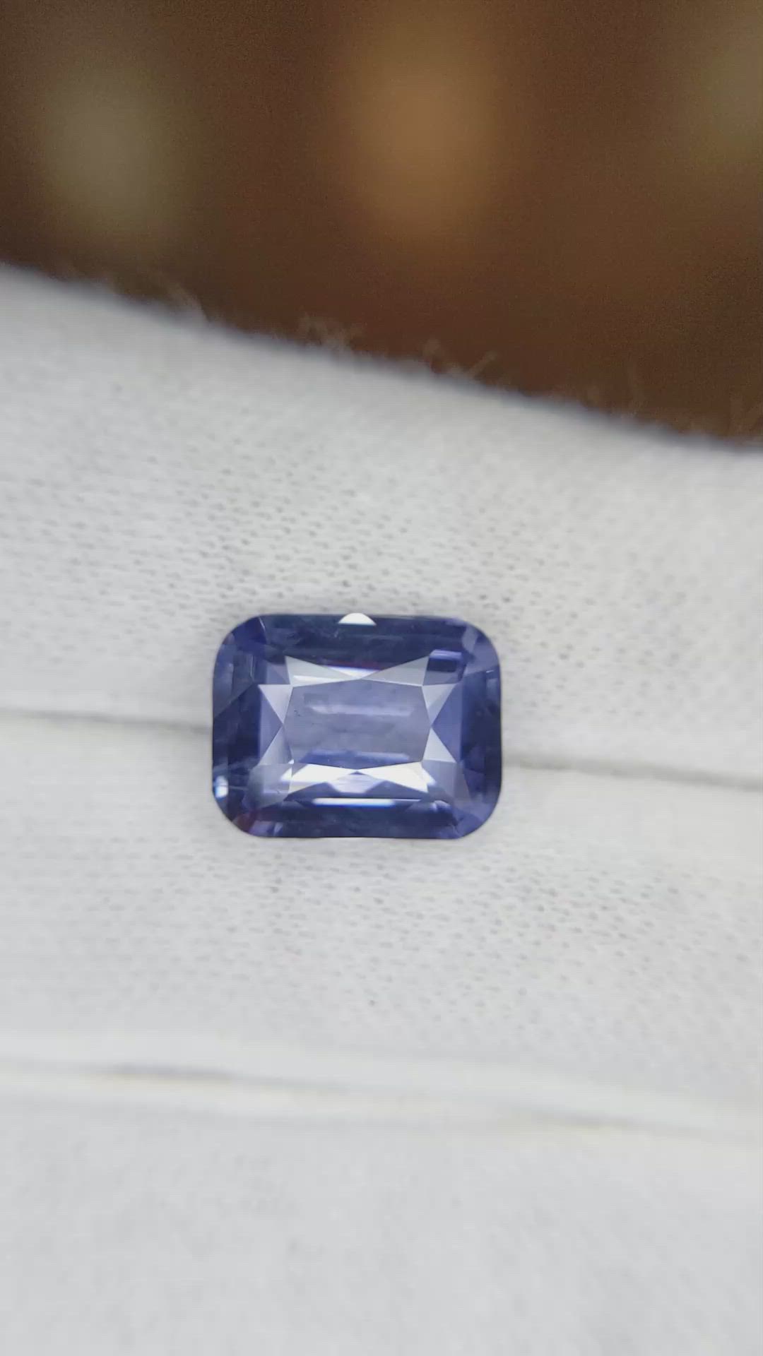 5.45 Ct. Blue Sapphire from Ceylon (Sri Lanka) Size Video