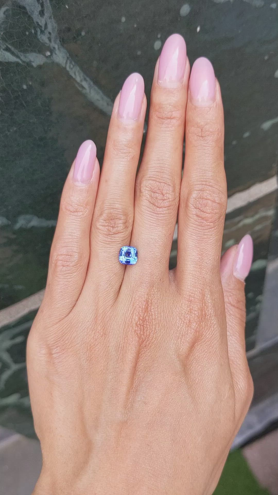 1.96 Ct. Blue Sapphire from Ceylon (Sri Lanka) Size Video